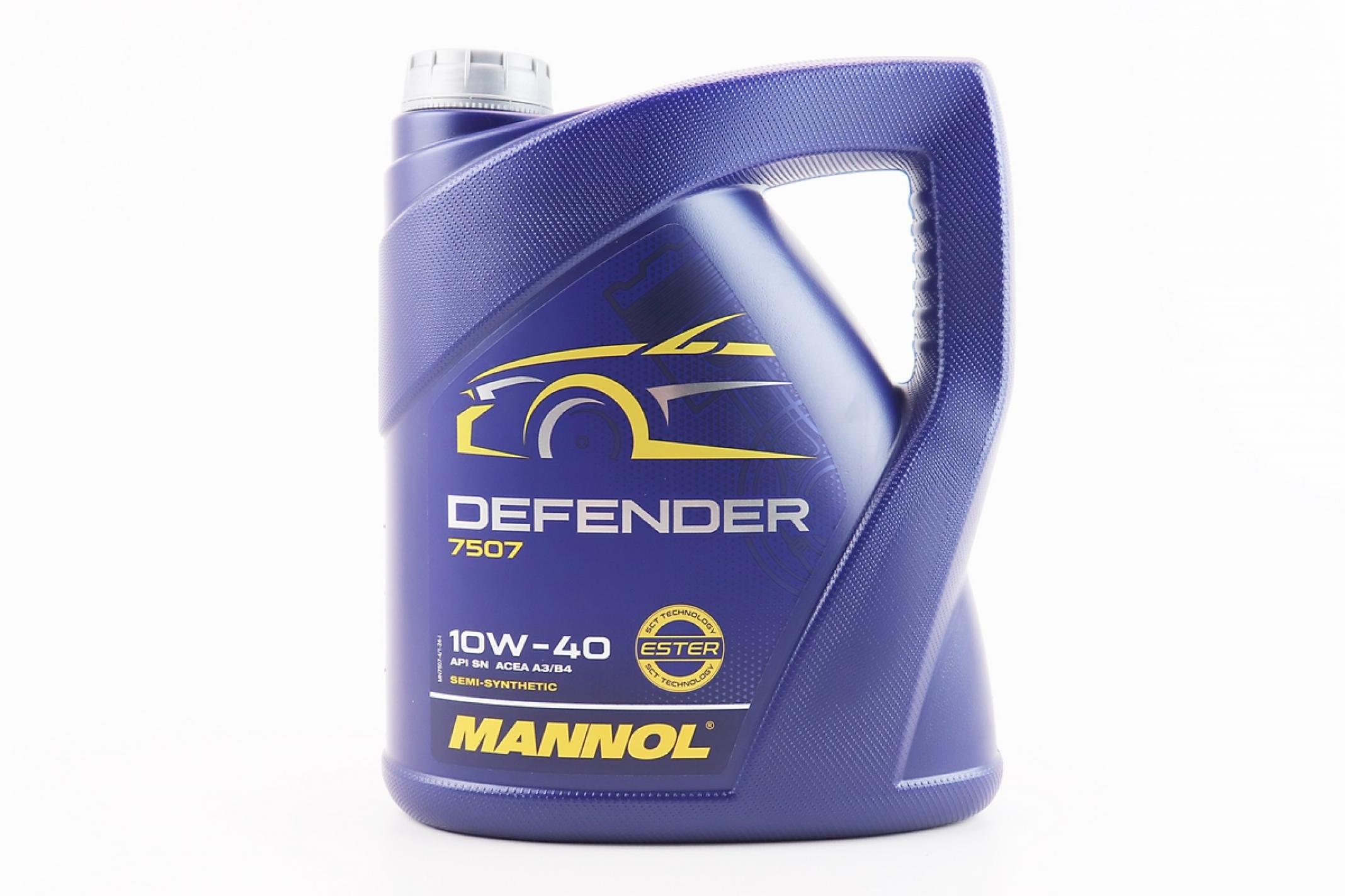 Масло 4T, 4л (SAE 10W-40, Defender) MANNOL KS