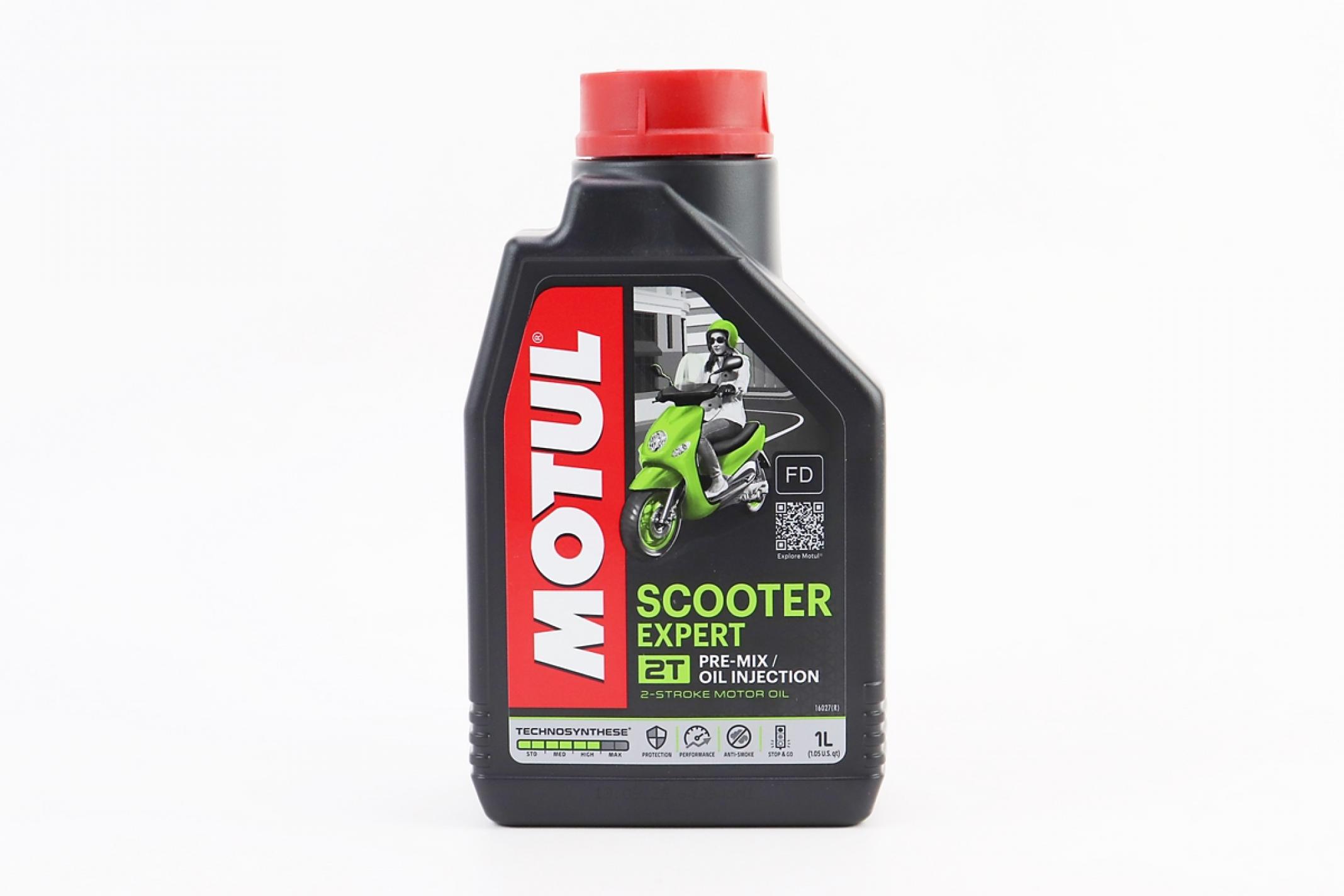 Масло 2T, 1л (полусинтетика, Scooter Expert, API TC) MOTUL (#105880) KS