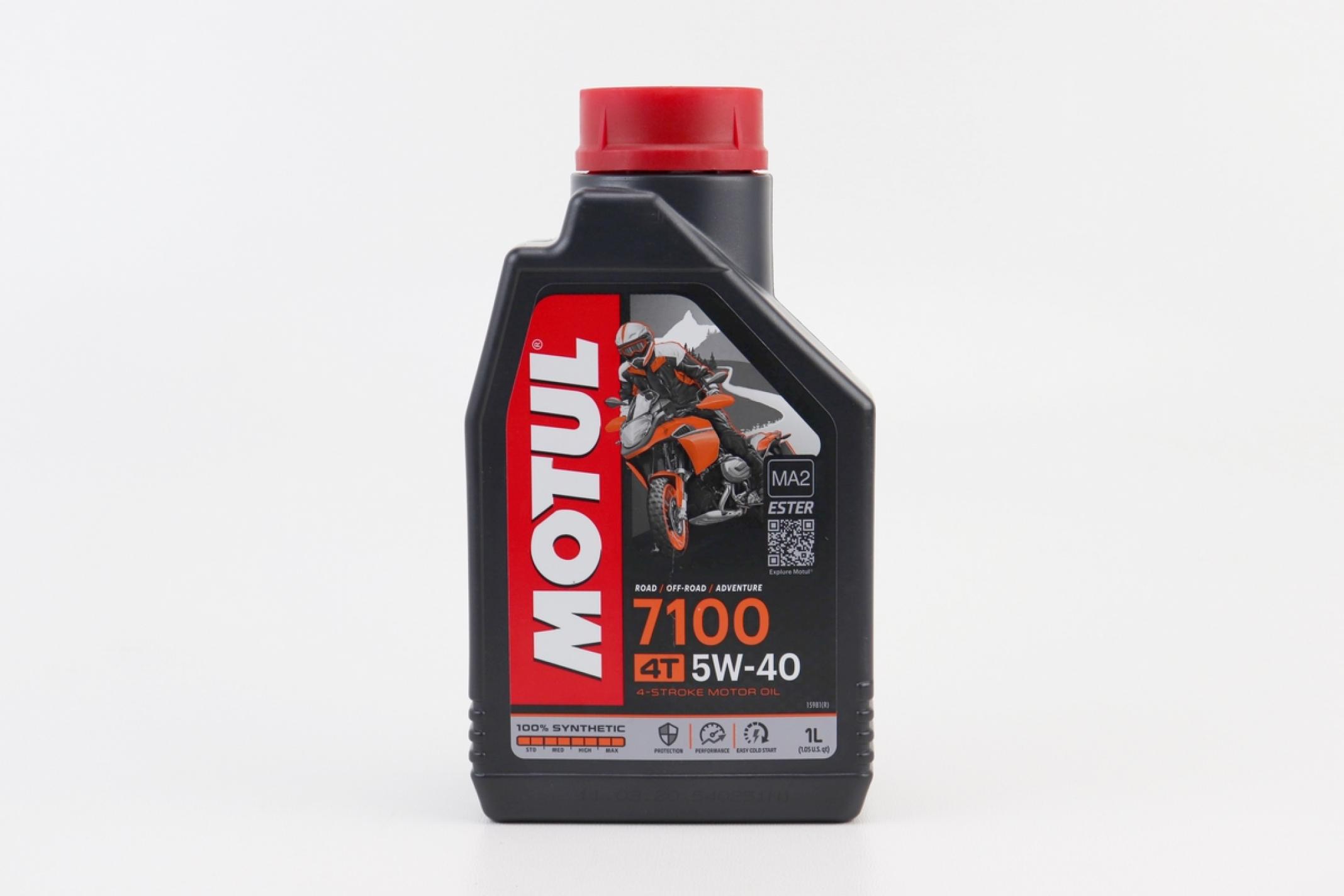 Масло 4T, 1л (синтетика, 5W-40, 7100, API SL/SJ/SH/SG) MOTUL KS