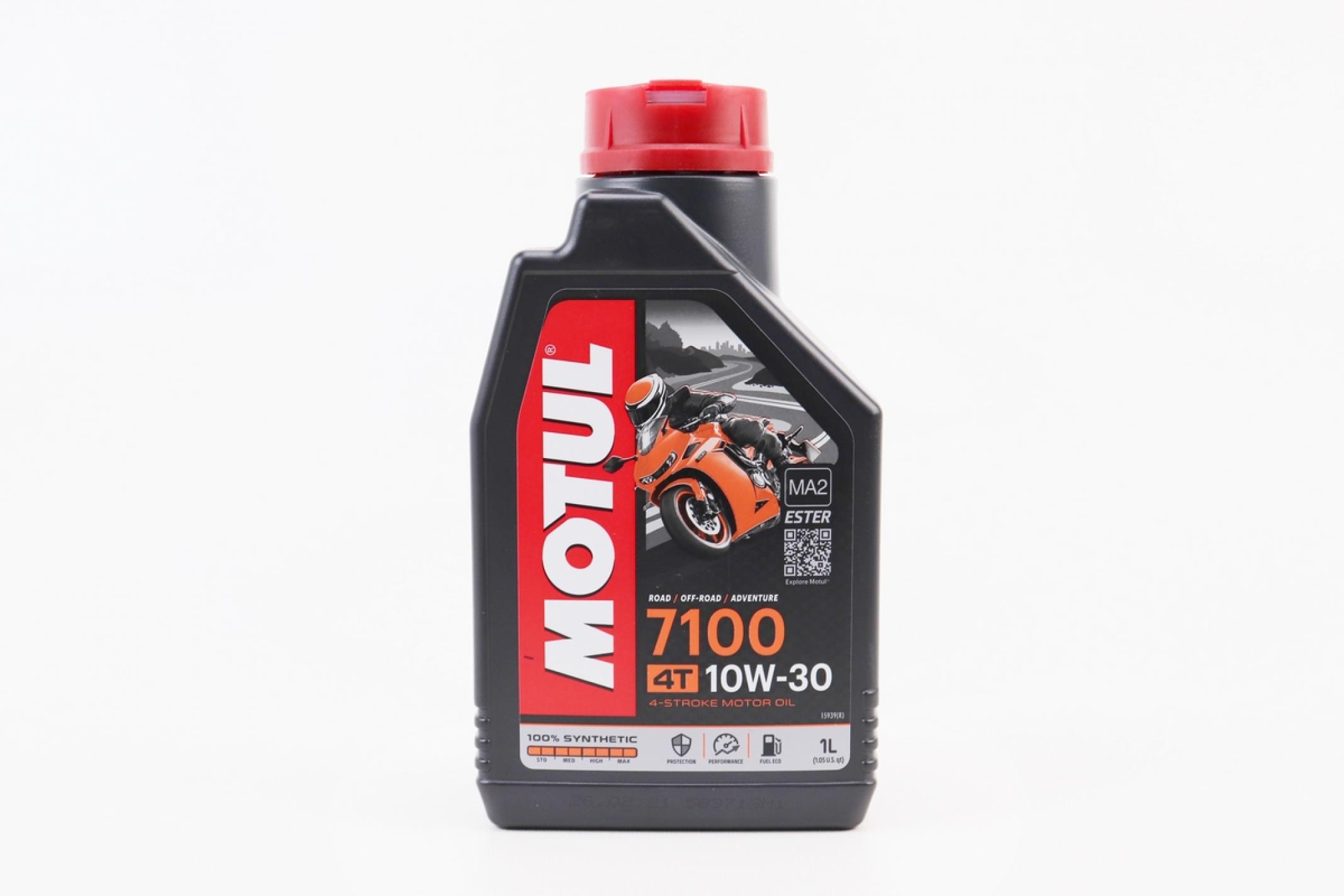 Масло 4T, 1л (синтетика, 10W-30, 7100, API SL/SJ/SH/SG) MOTUL (#104089) KS