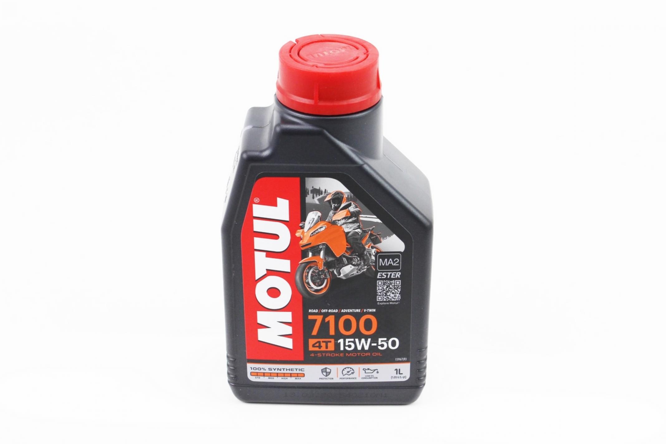 Масло 4T, 1л (синтетика, 15W-40, 7100, API SL/SJ/SH/SG) MOTUL KS