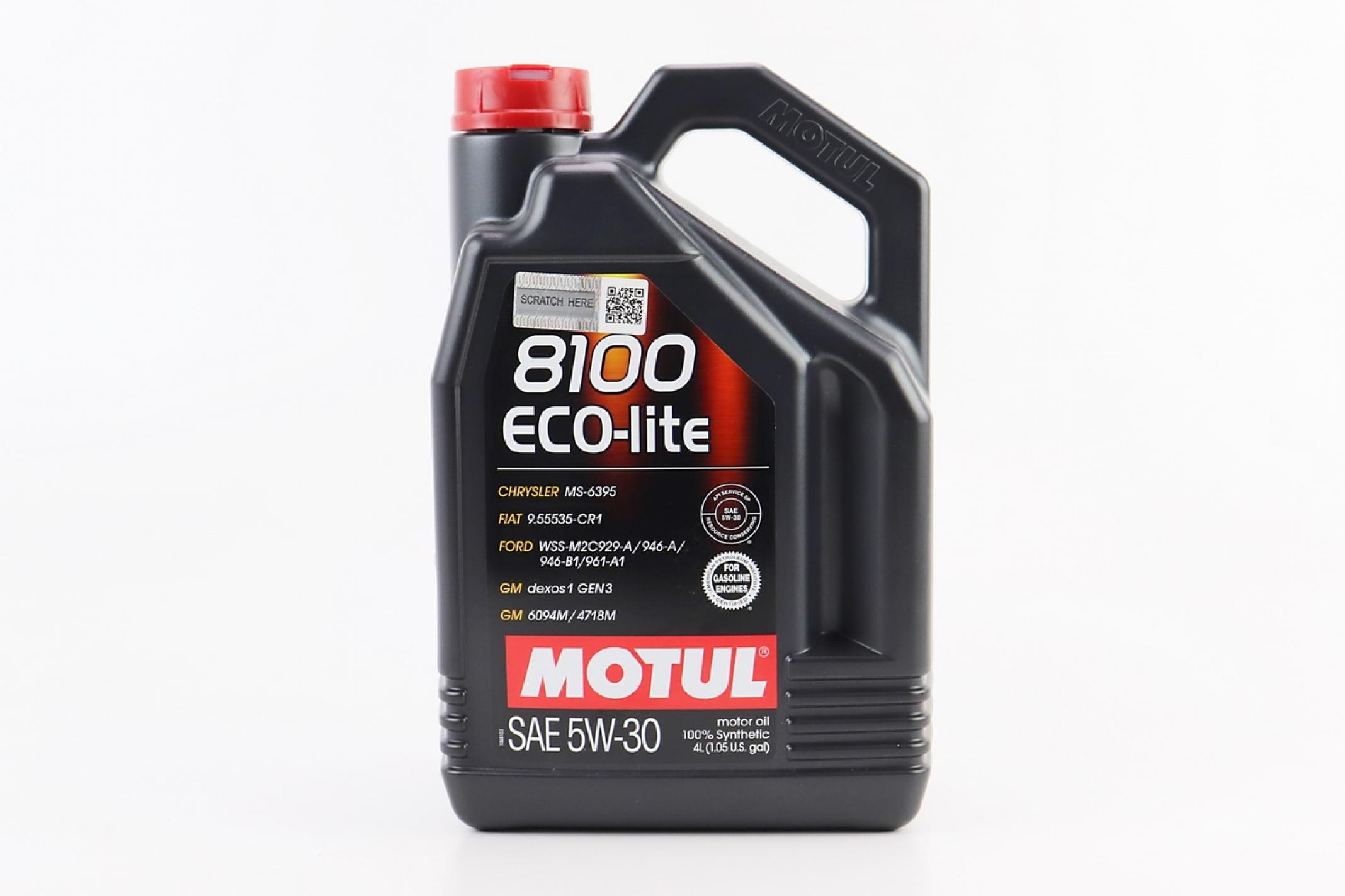 Масло автомобильное, 4л (синтетика, 5W-30, 8100 X-CLEAN FE) MOTUL (#104776) KS