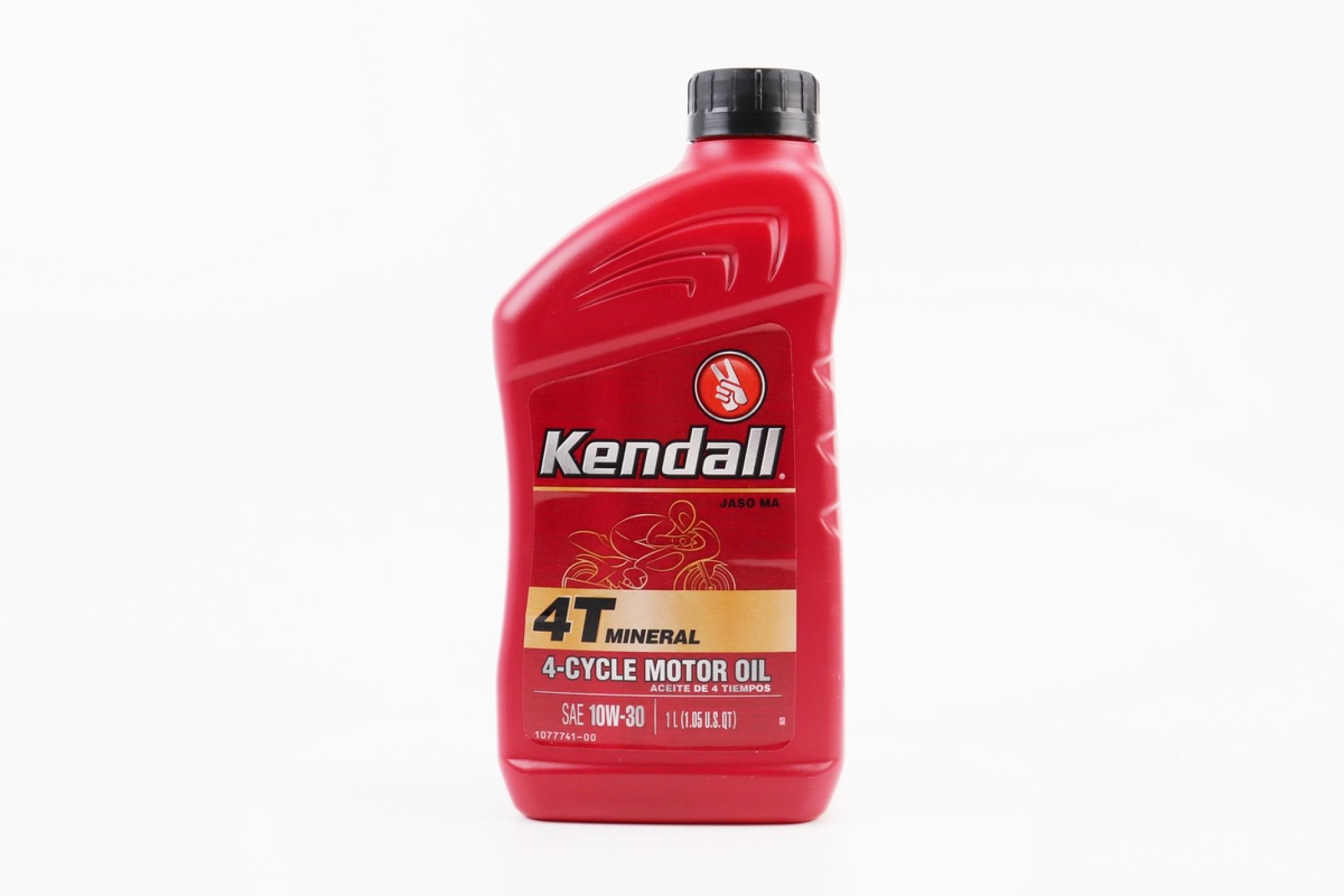 Масло 4T 10W-30 - полусинтетическое универсальное KENDALL, 1L KS
