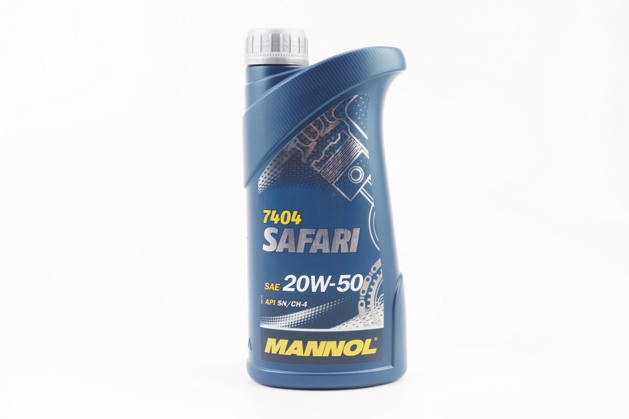 Масло 4T, 1л (SAE 20W-50, минеральное, Safari API SL/CF) MANNOL KS-2