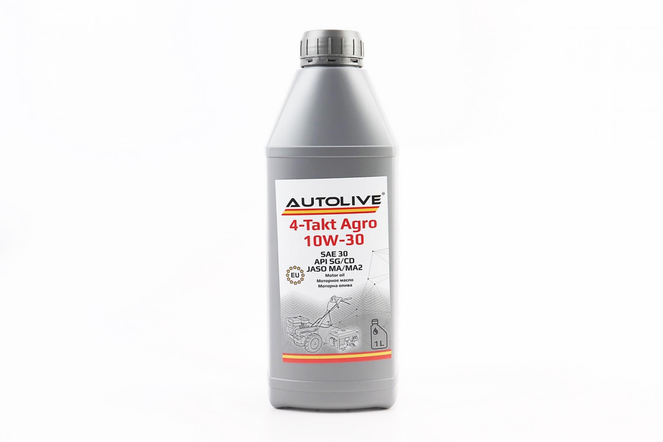 Масло 4T 10W-30 - минеральное универсальное AGRO 1L KS