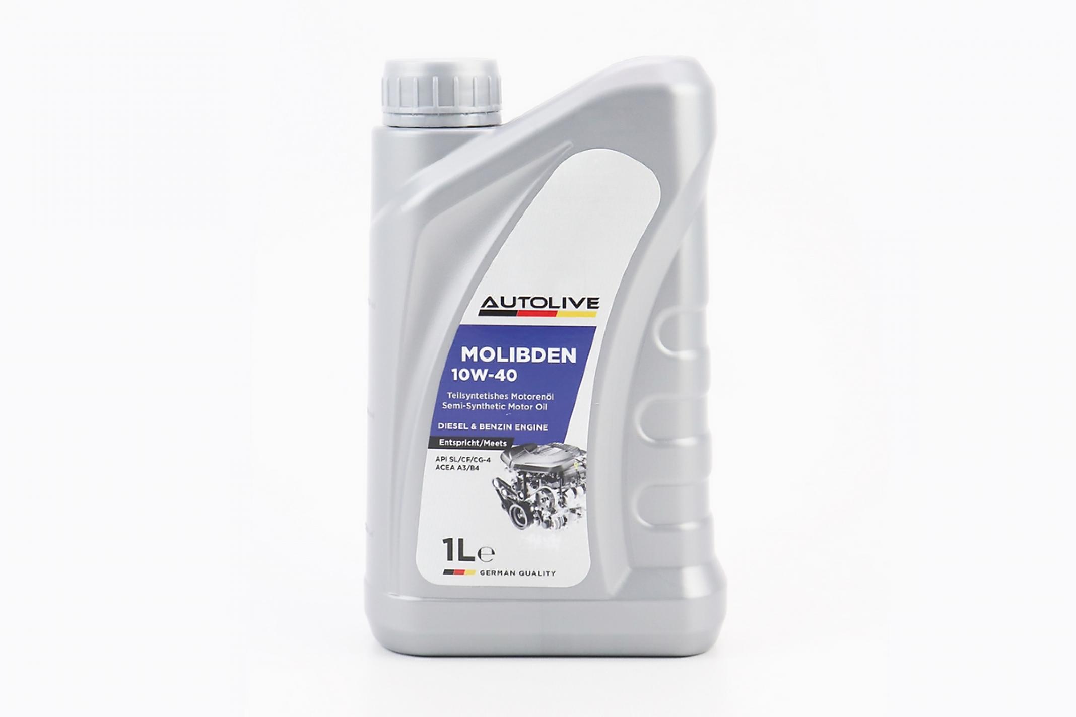 Масло 4T 10W-40 - полусинтетическое универсальное, Molibden Diesel Benzin 1L KS