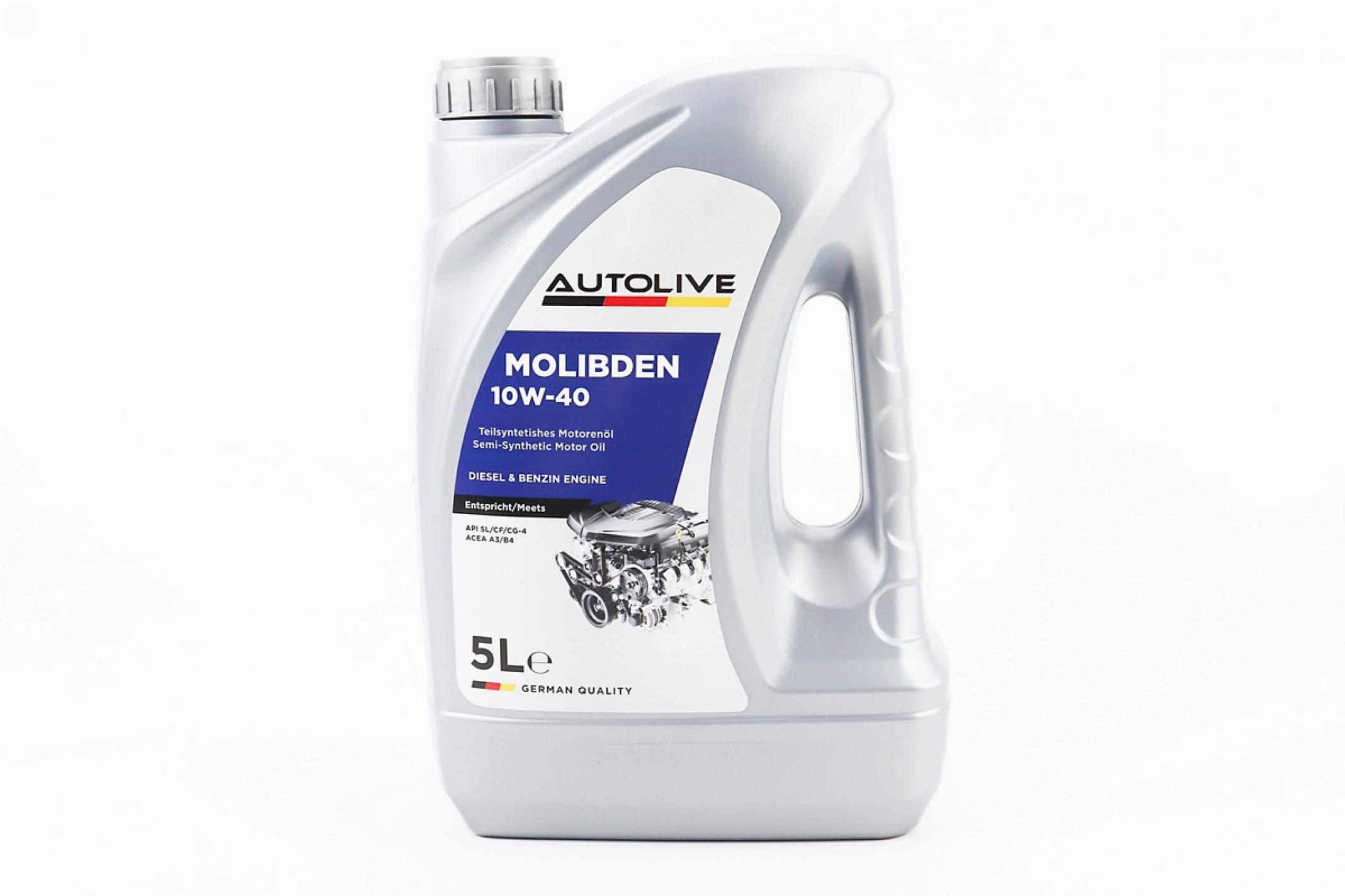 Масло 4T 10W-40 - полусинтетическое универсальное, Molibden Diesel Benzin 5L KS