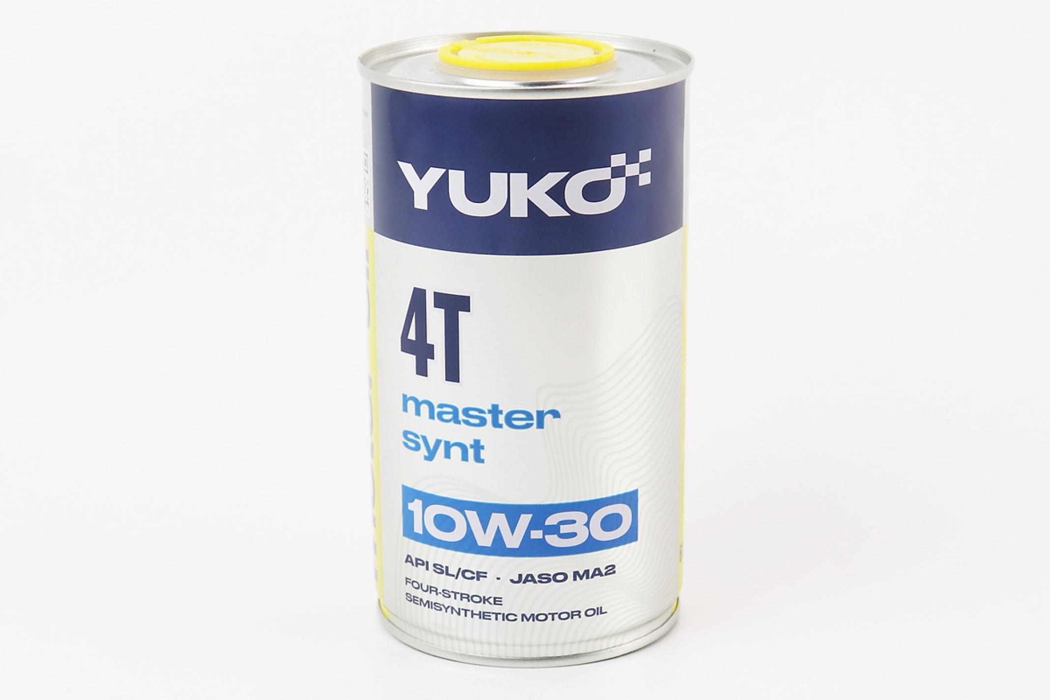 Масло 4T 10W-30 - полусинтетическое универсальное Master SYNT, 0,6L Metal KS
