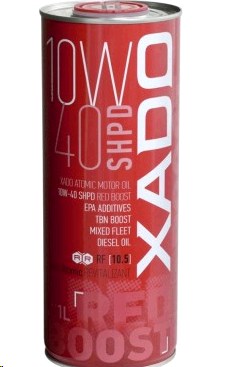Масло 4T, 1л (10W-40 4T SHPD , Red Boost) ХАДО-2