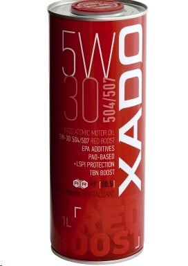 Масло автомобильное, 1л (5W-30, 504/507) Red Boost ХАДО