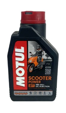 Масло 2T, 1л (синтетика, Scooter Power, API TC) MOTUL (#105881) VV
