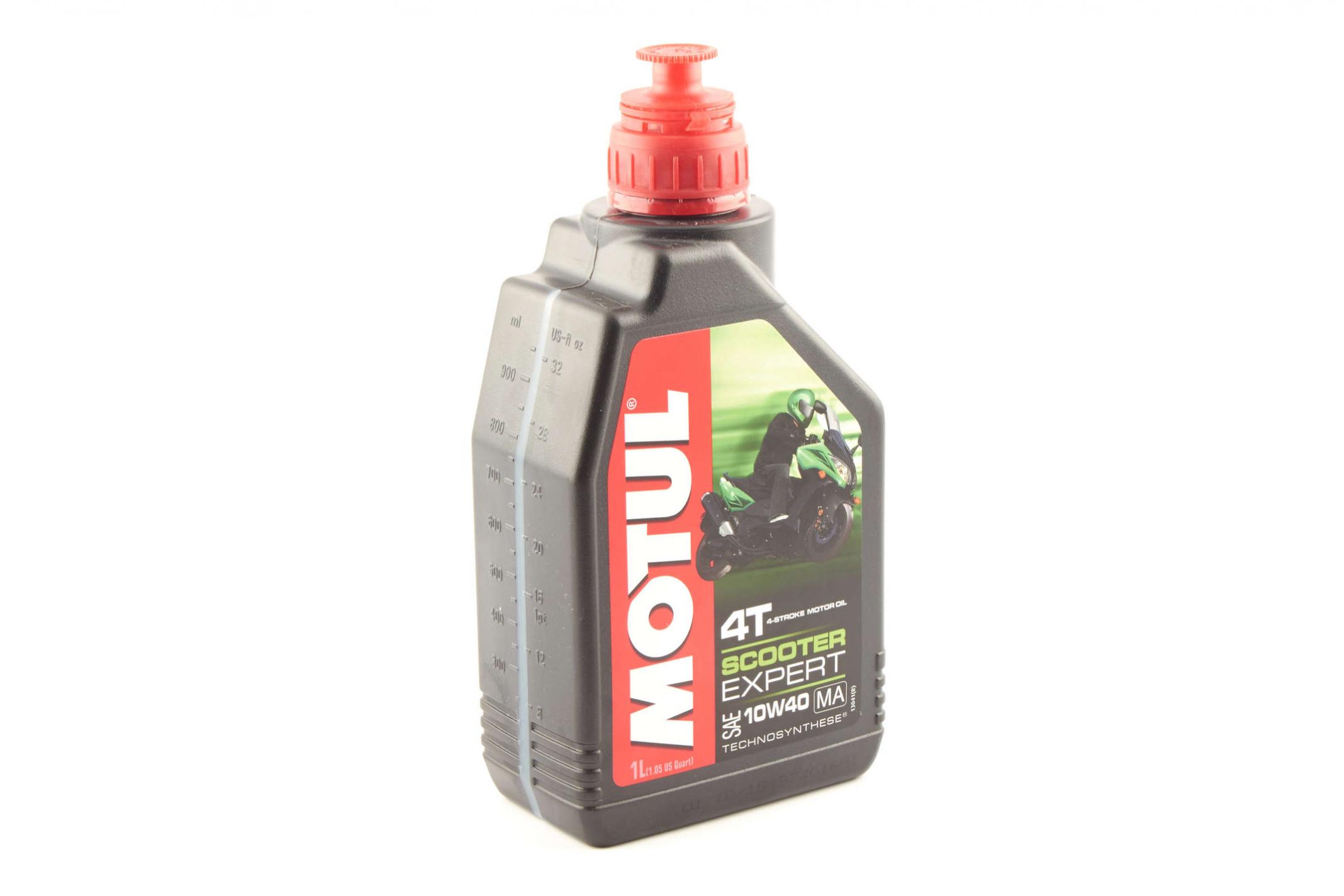 Масло 4T, 1л (полусинтетика, 10W-40, Scooter Expert MA, API SM/SL/SJ) MOTUL (#105960) VV