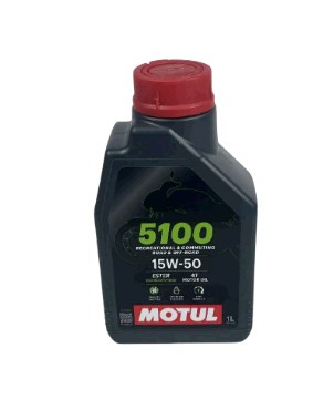 Масло 4T, 1л (полусинтетика, 15W-50, 5100, API SL/SJ/SH/SG) MOTUL (#104080) VV