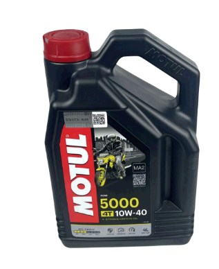 Масло 4T, 4л (полусинтетика, 10W-40, 5000, API SJ/SH/SG) MOTUL (#104056) VV