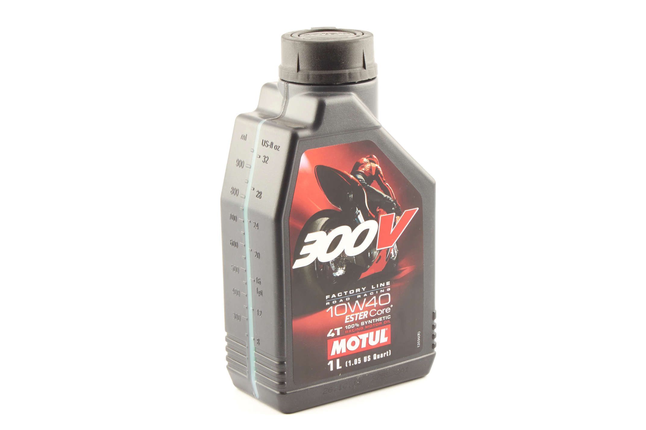 Масло 4T, 1л (синтетика, 10W-40, 300V FACTORY LINE ROAD RACING) MOTUL (#104118)