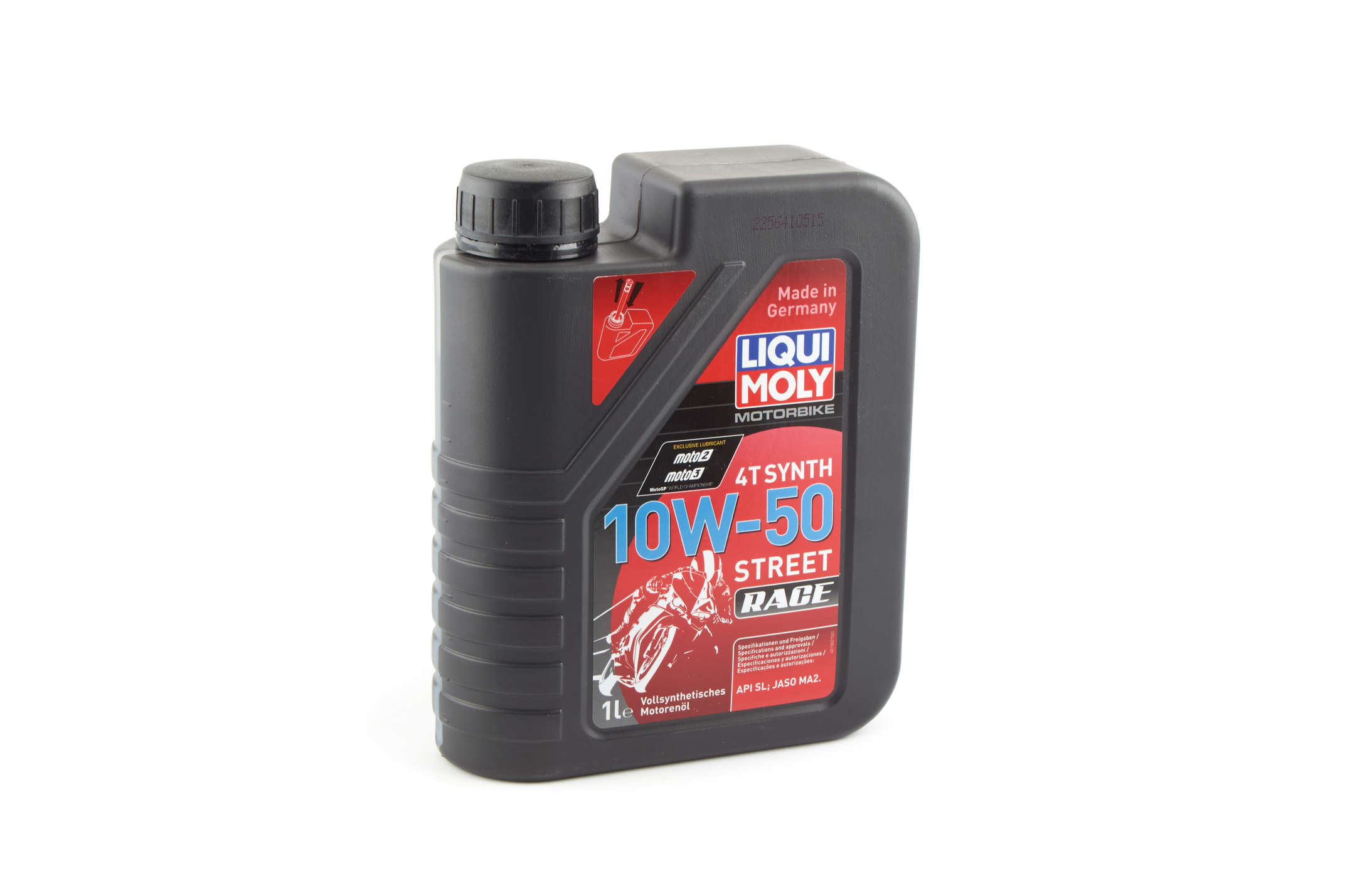 Масло 4T, 1л (синтетика, 10W-50, STREET RACE) LIQUI MOLY #3982