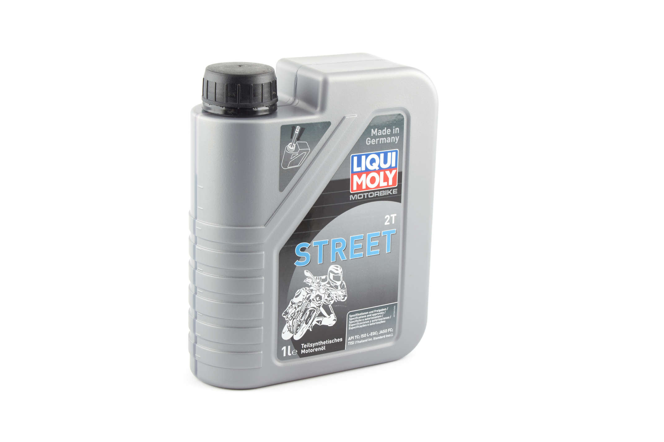 Масло 2T, 1л (полусинтетика, STREET) LIQUI MOLY #3981