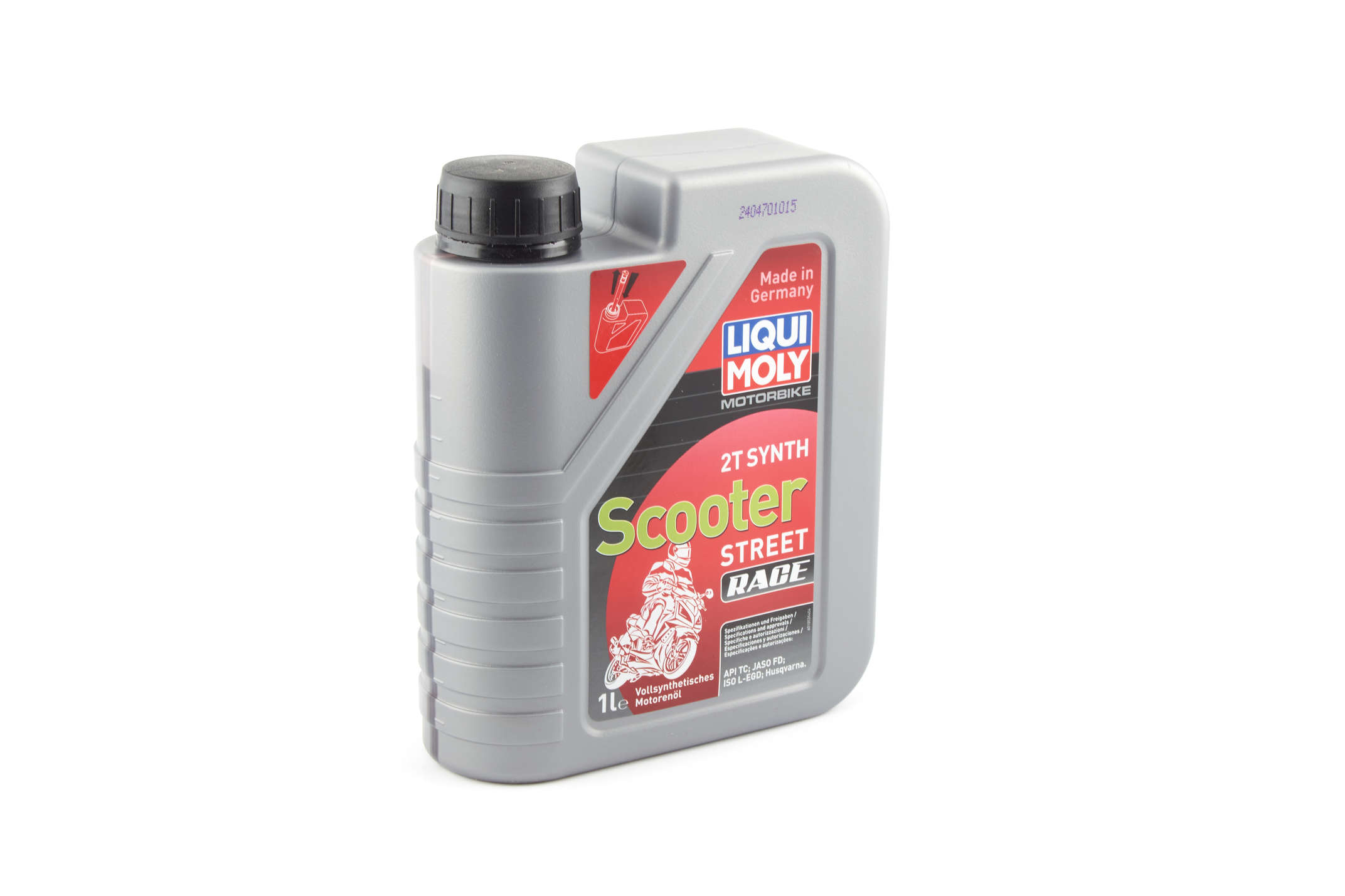 Масло 2T, 1л (синтетика, STREET RACE) #1053 LIQUI MOLY