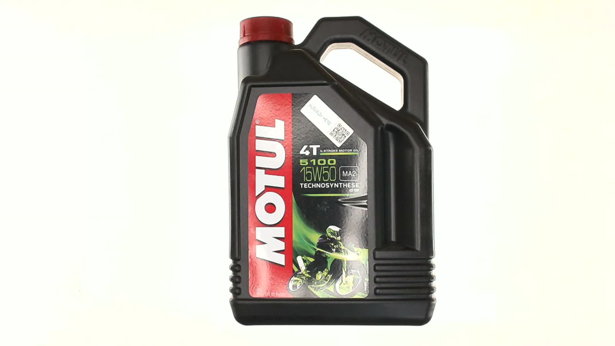 Масло 4T, 4л (полусинтетика, 15W-50, 5100, API SL/SJ/SH/SG) MOTUL (#104083)