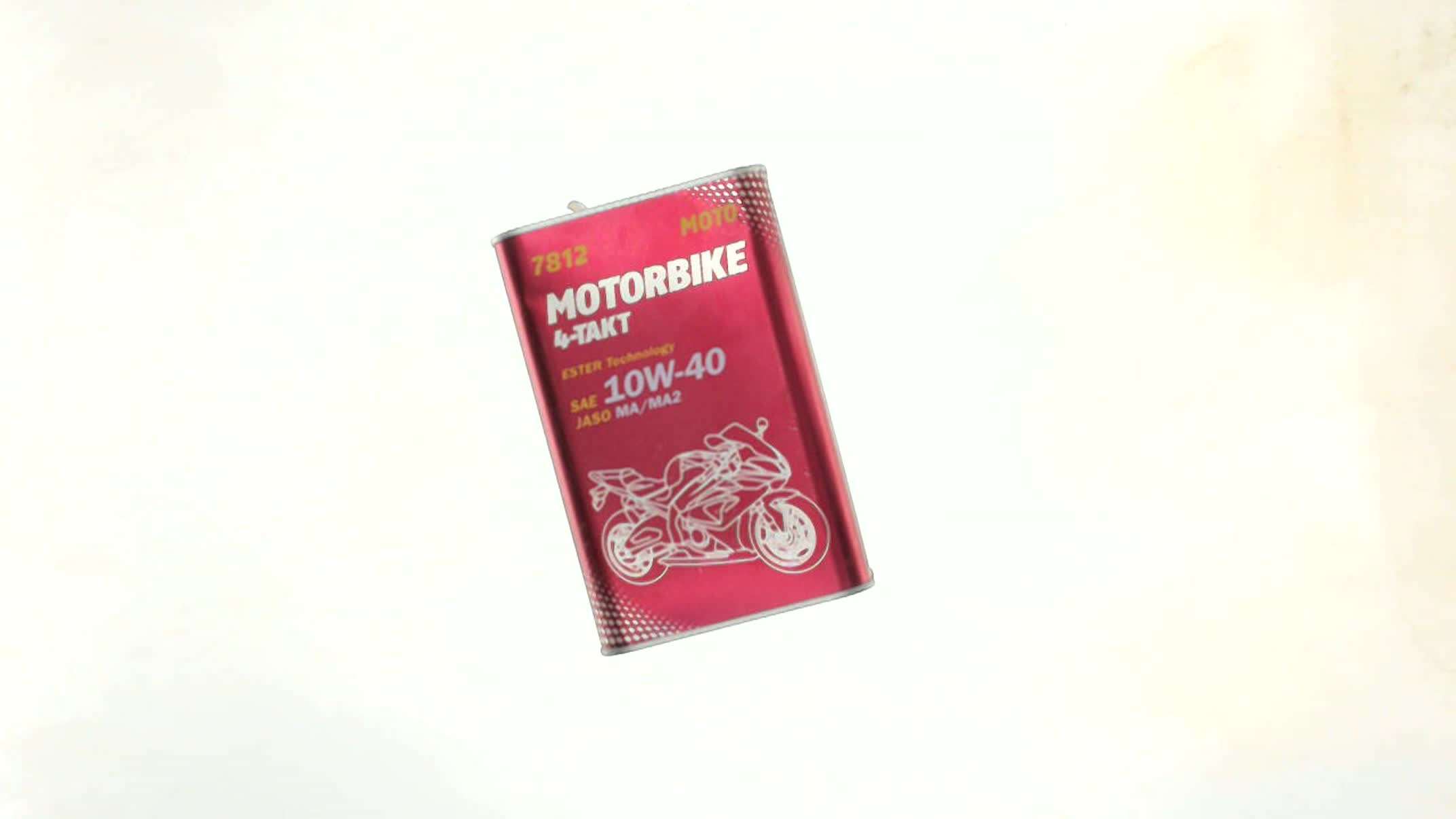 Масло 4T, 1л ж/б (SAE 10W-40, 7812 Motorbike 4-Takt API SL) MANNOL