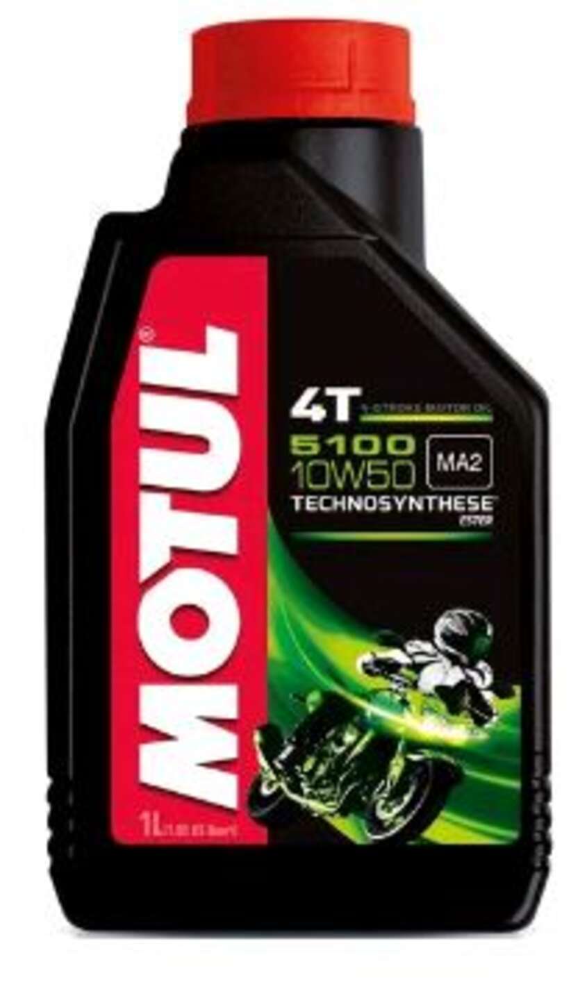 Масло 4T, 1л (полусинтетика, 10W-50, 5100, API SL/SJ/SH/SG) MOTUL (#104074)