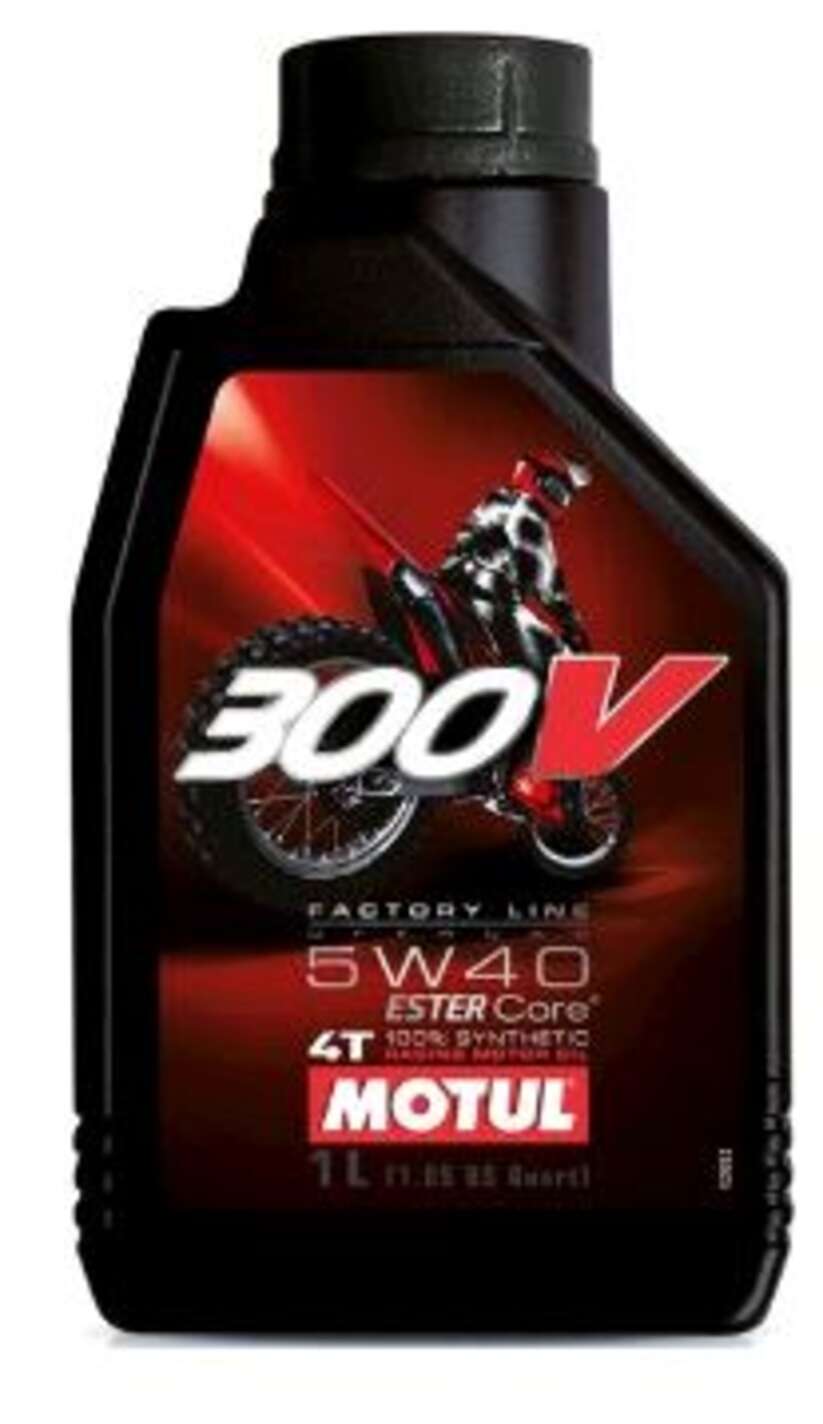 Масло 4T, 1л (синтетика, 5W-40, 300V, FACTORY LINE OFF ROAD) MOTUL (#104134)