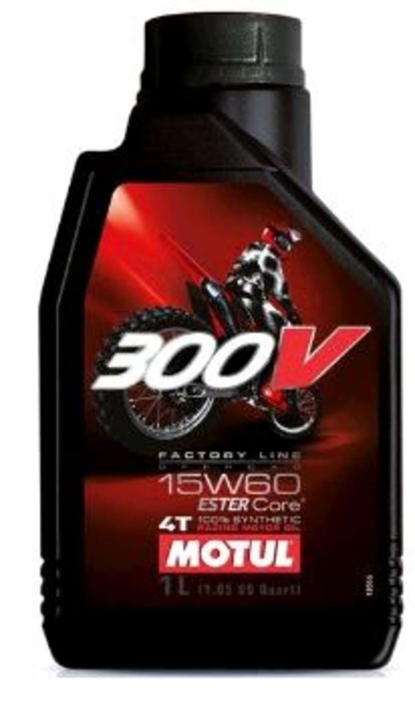 Масло 4T, 1л (синтетика, 15W-60, 300V, FACTORY LINE OFF ROAD) MOTUL (#104137)