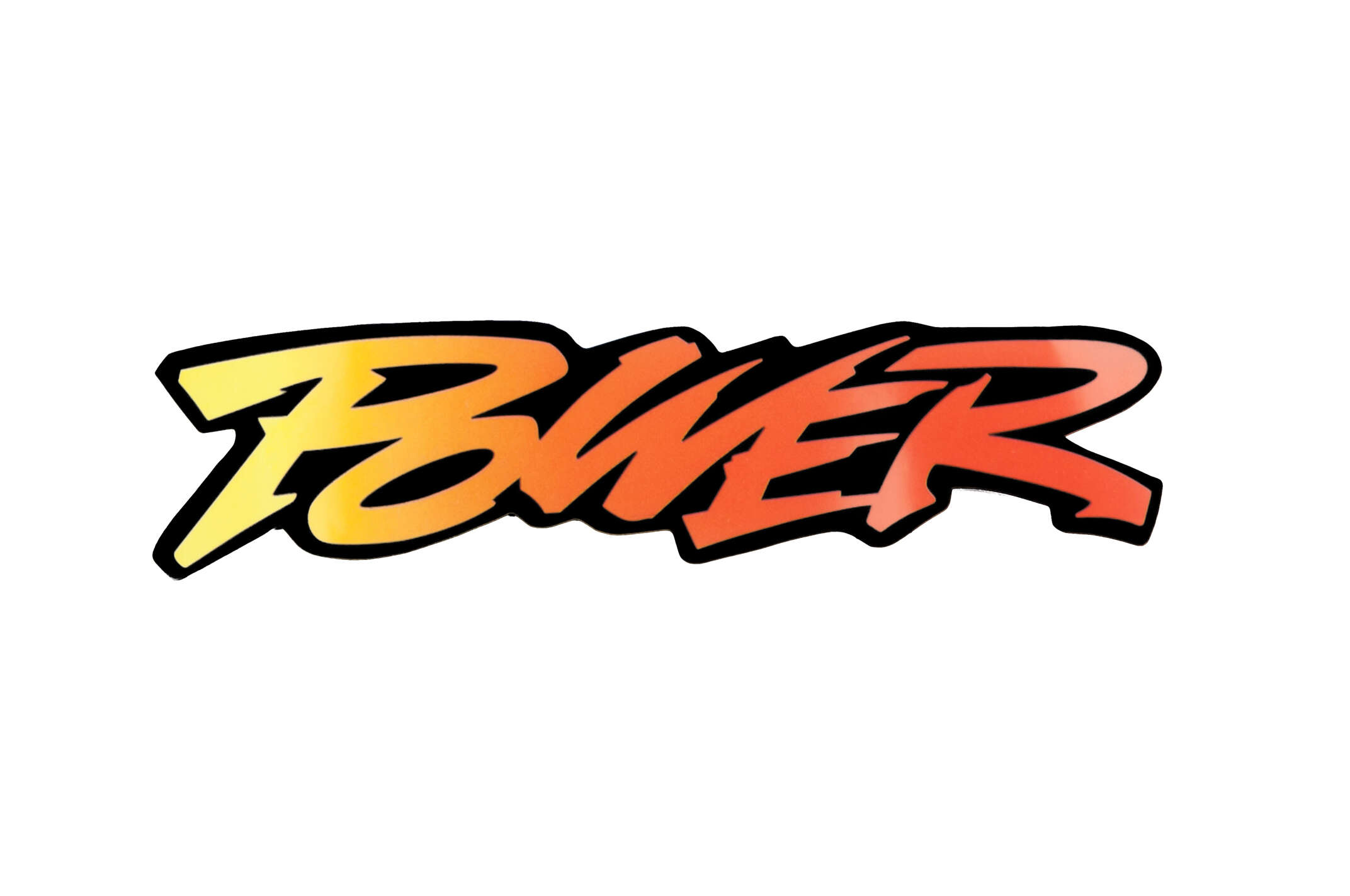 Наклейка декор POWER (15х4см) (#3234)
