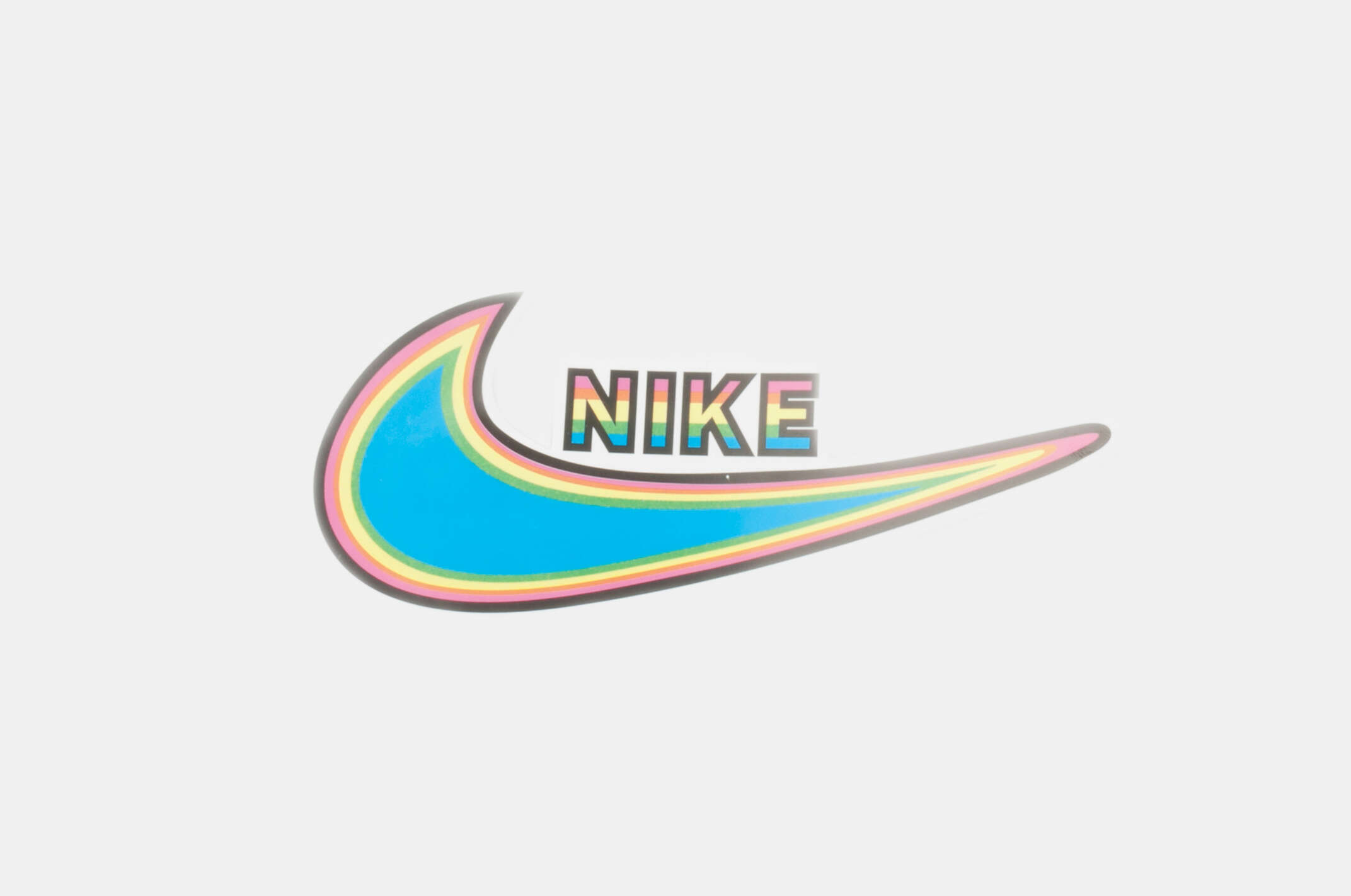 Наклейка логотип NIKE (13х8см) (#3290)