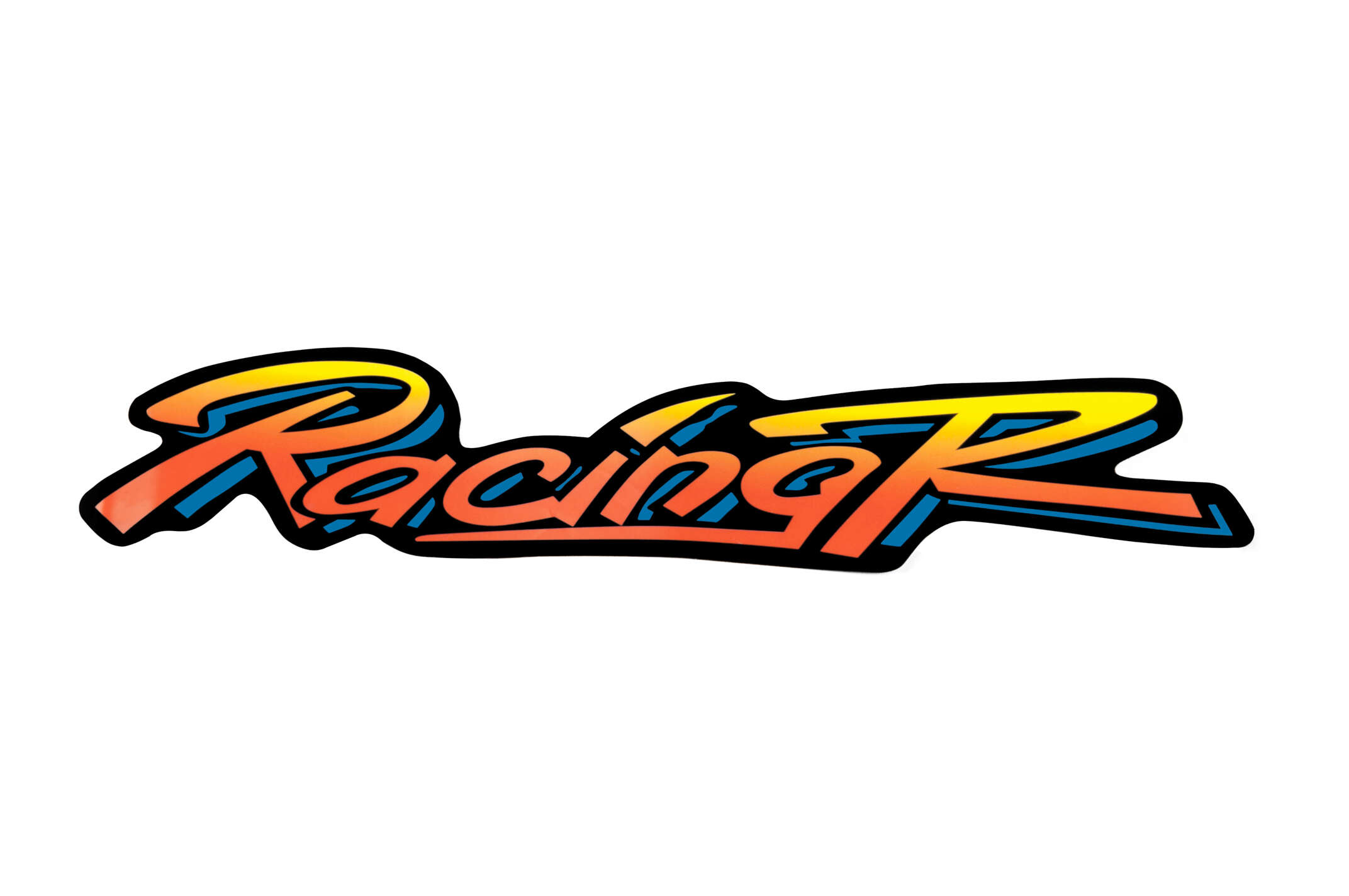 Наклейка декор RACING R (31x7см) (#3141)