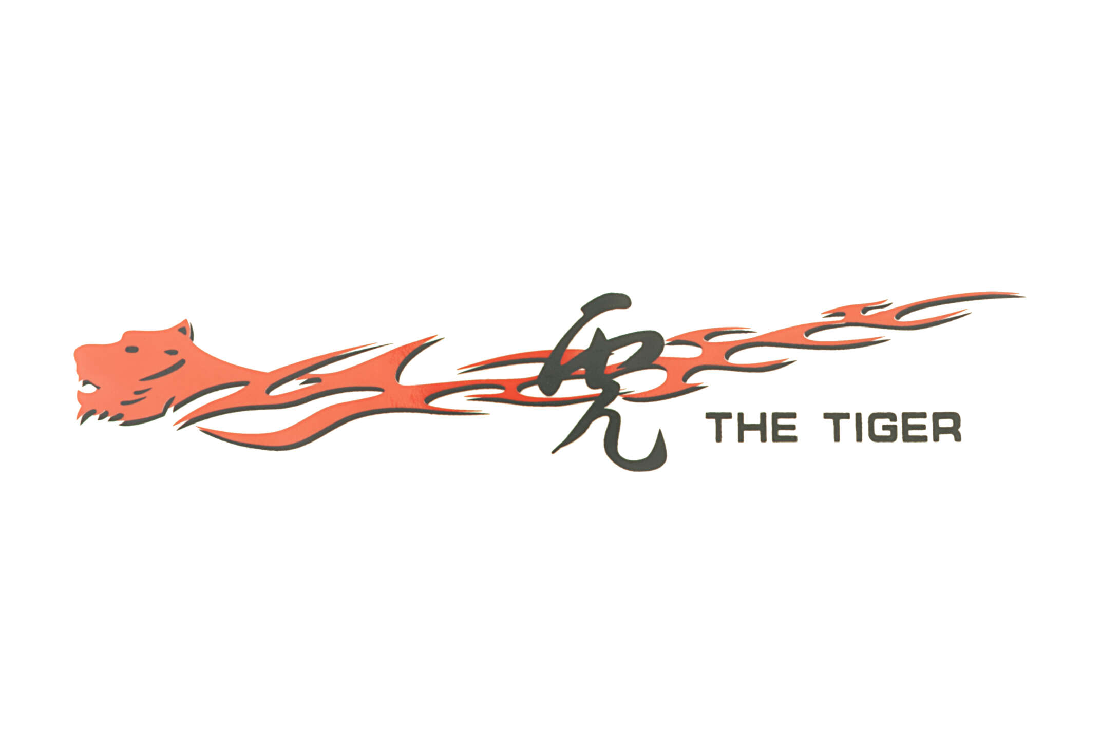 Наклейка декор THE TIGER (31x8см) (#3397)