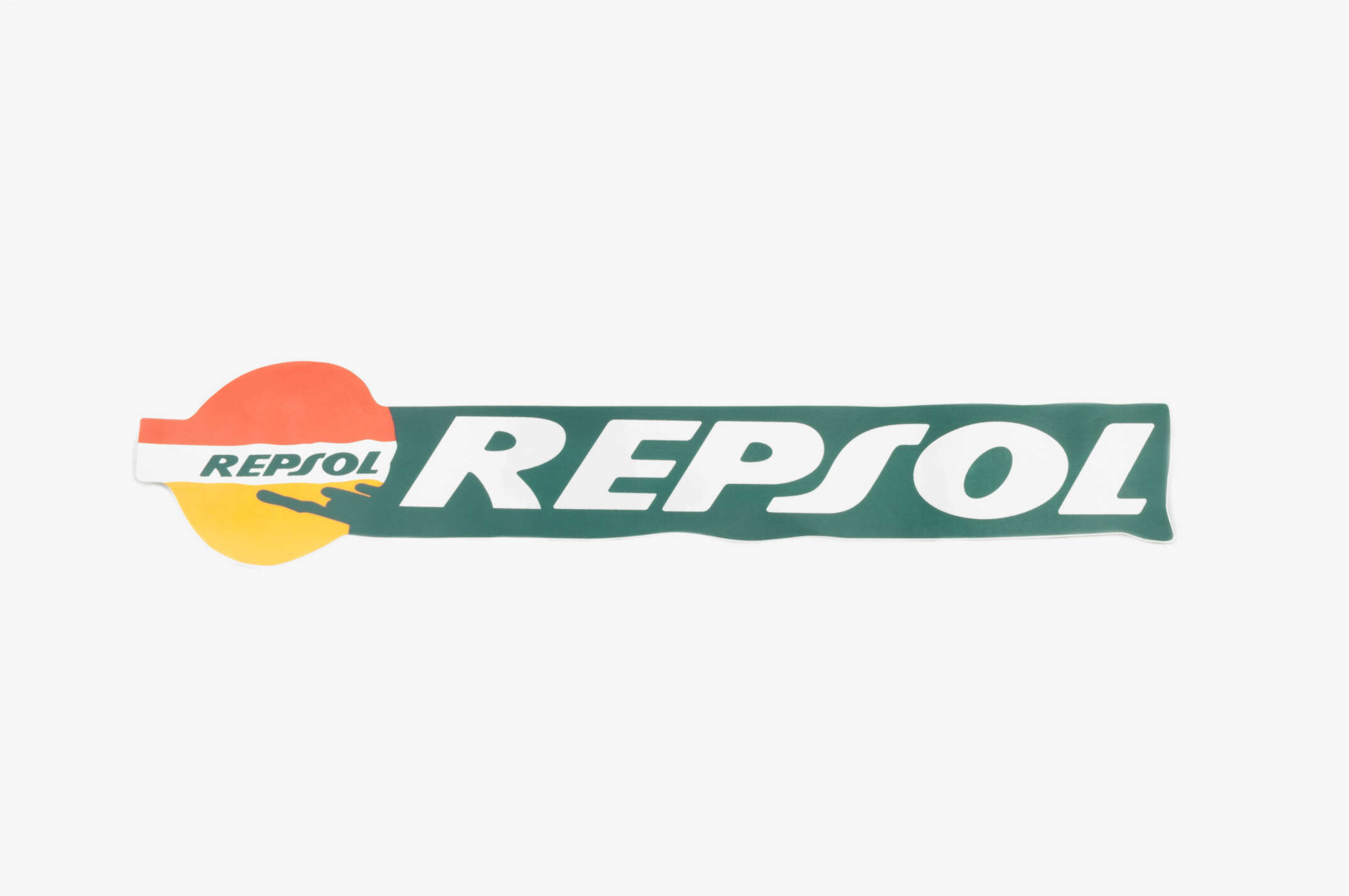 Наклейка логотип REPSOL (37х8см) (#0516)
