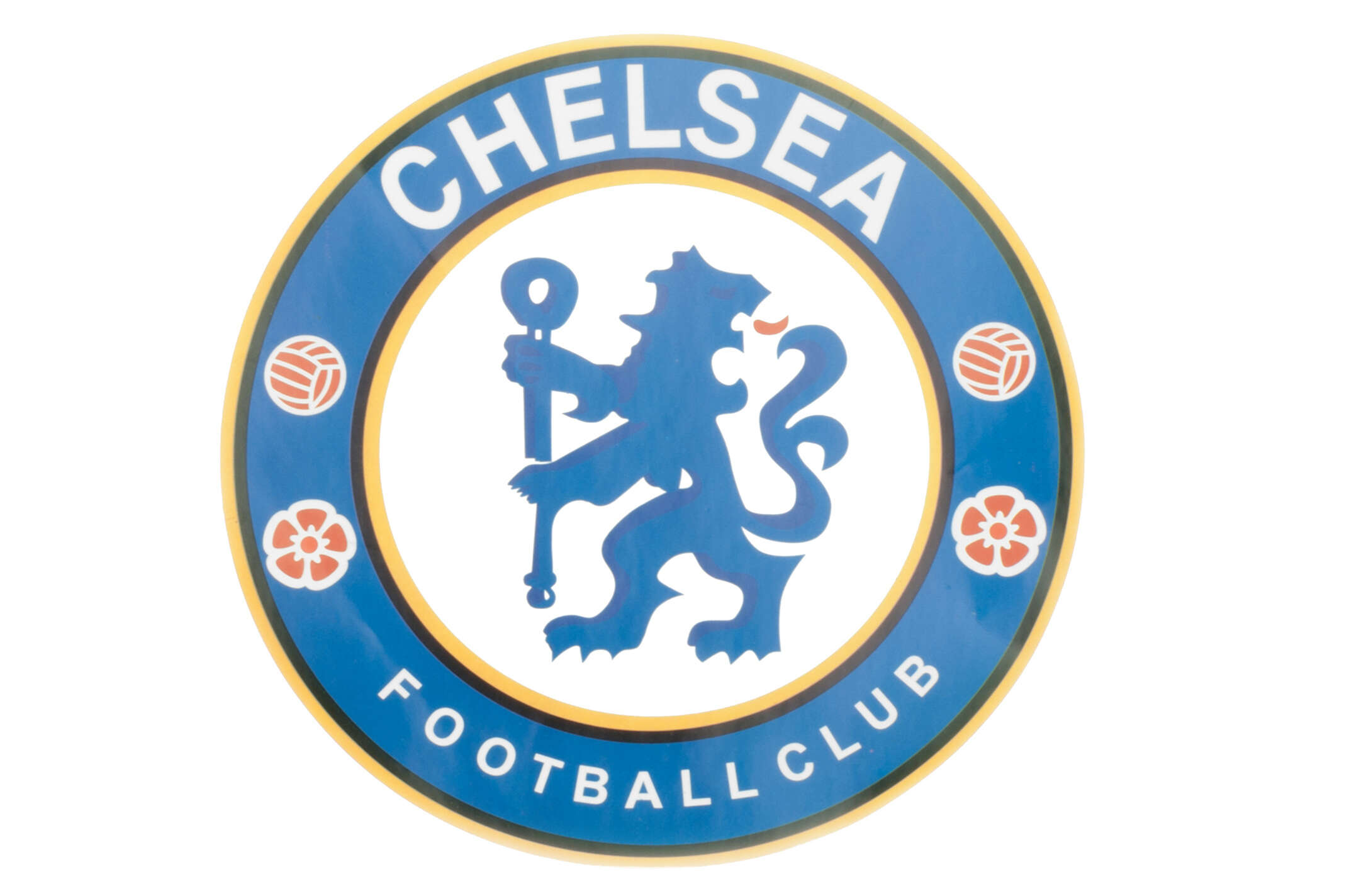 Наклейка логотип CHELSEA (16х16см) (#5520)