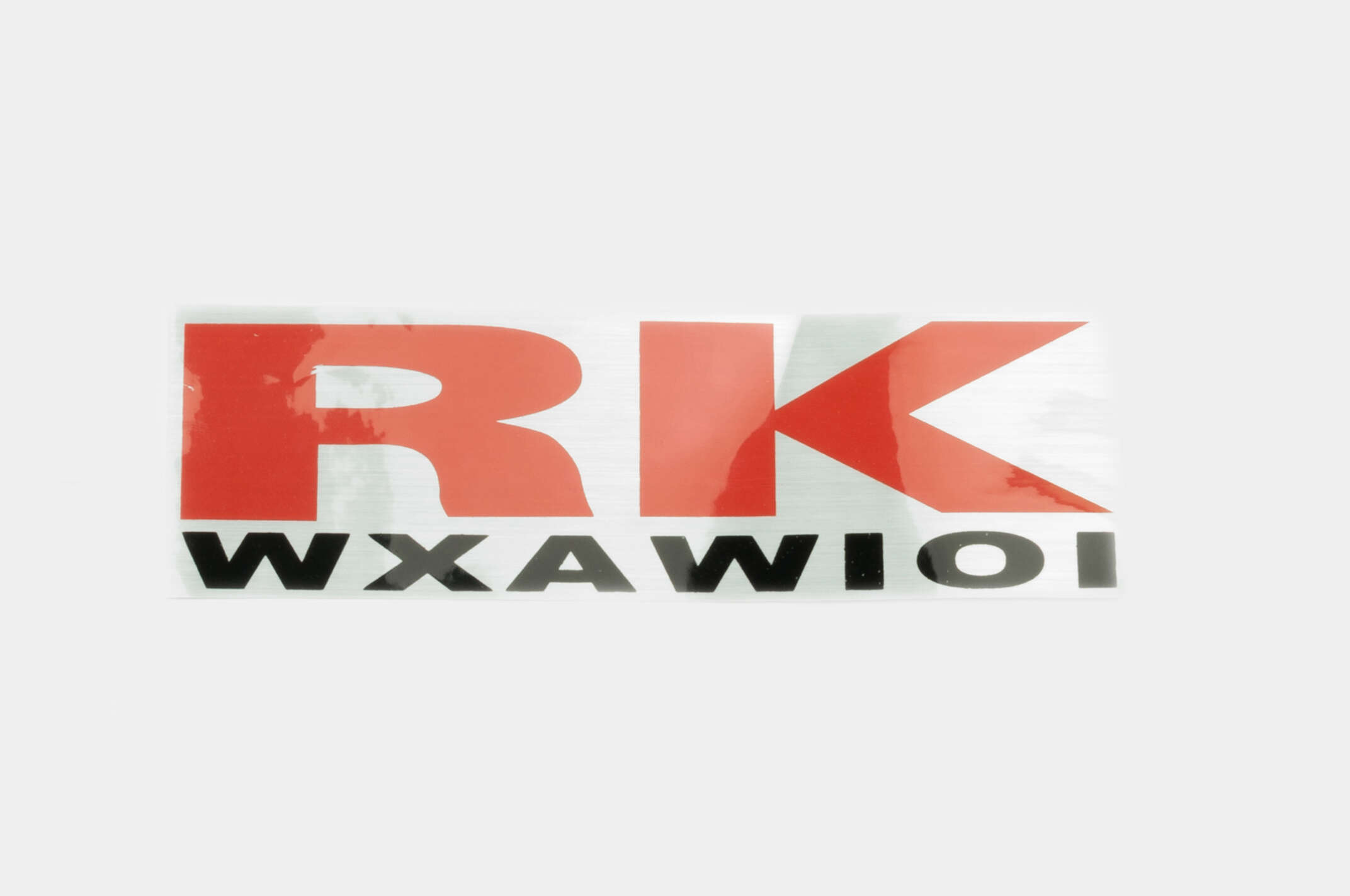 Наклейка логотип RK (17х6см) (#6872)