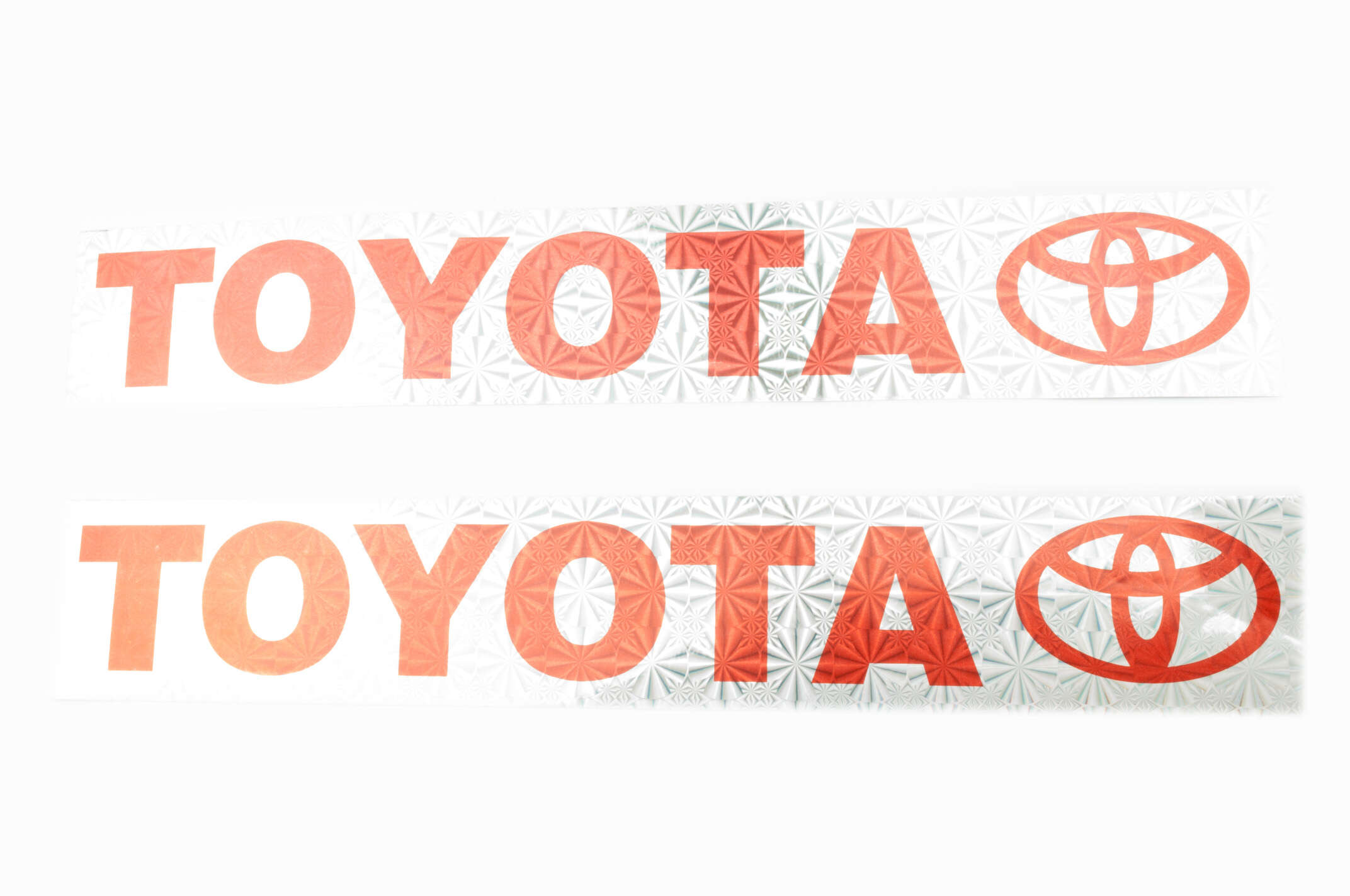 Наклейки (набор) Toyota (39х7см) (#7335)