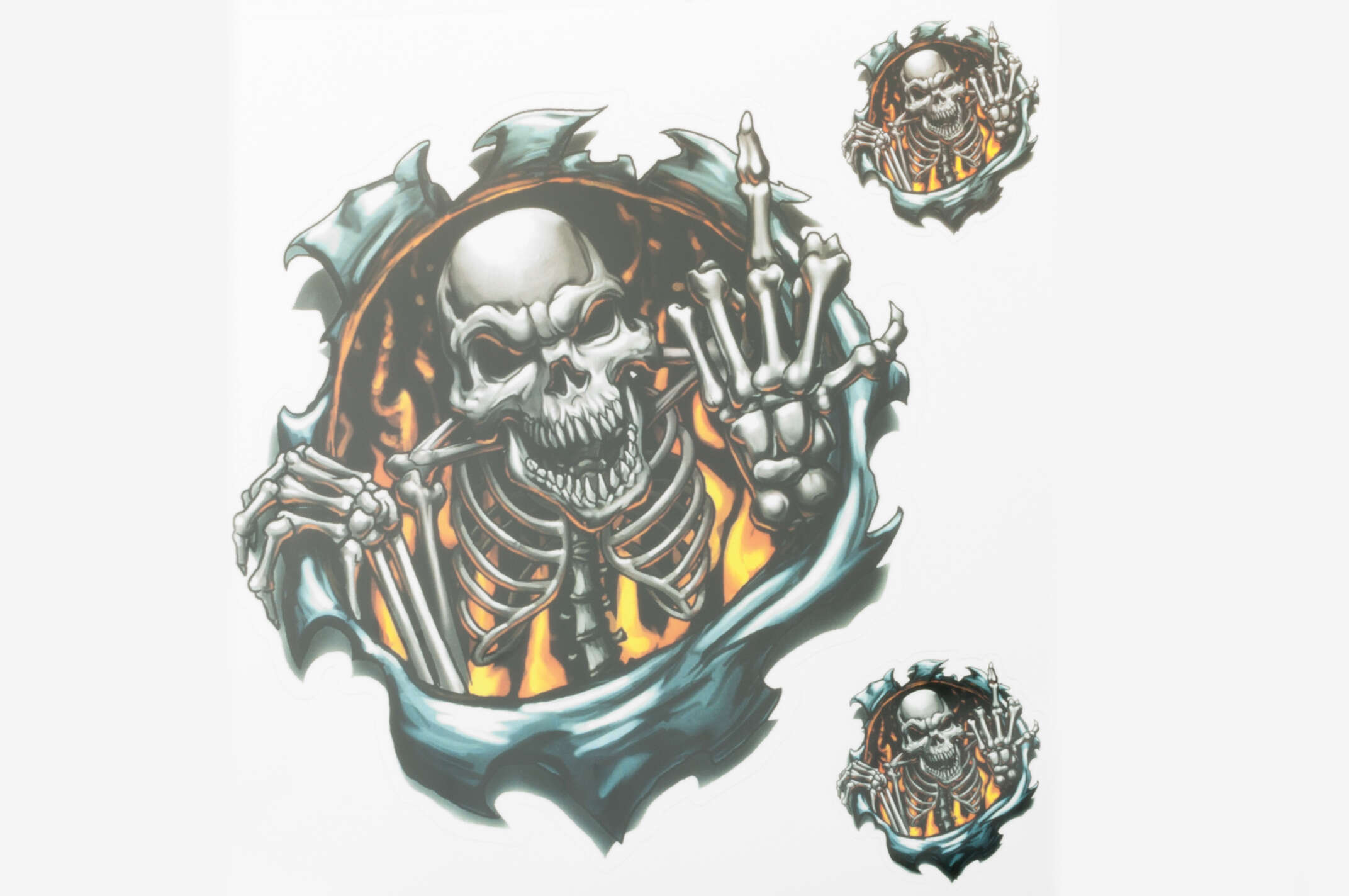 Наклейки (набор) SKULL (20х20см) (#7375)