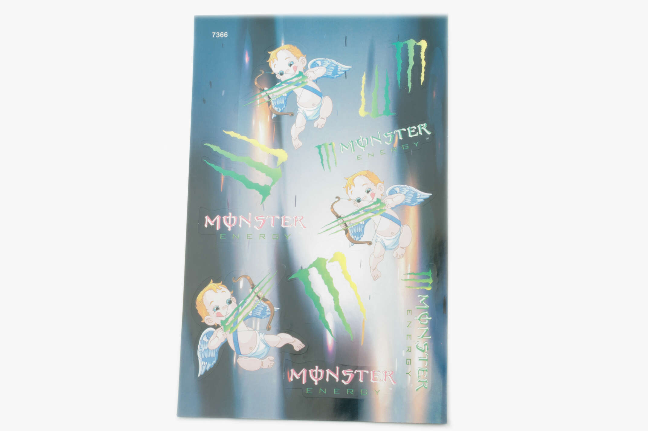Наклейки (набор) MONSTER ENERGY (25х17см) (#7366)