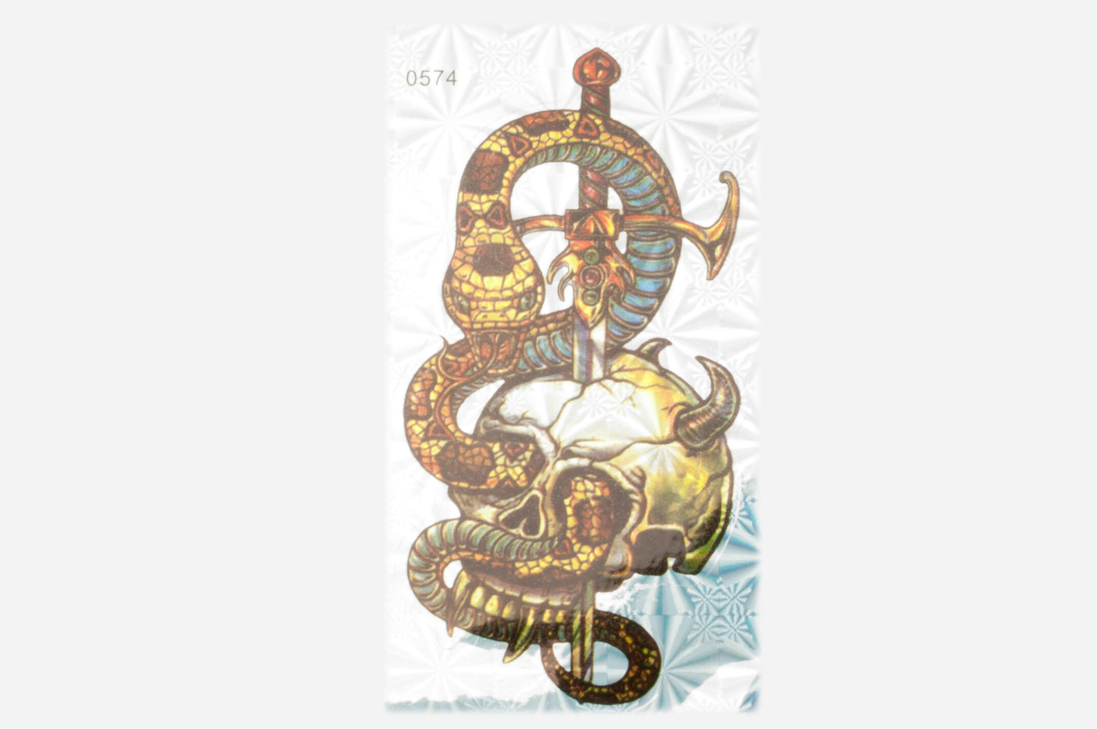 Наклейка декор SNAKE (17х16см) (#0574)