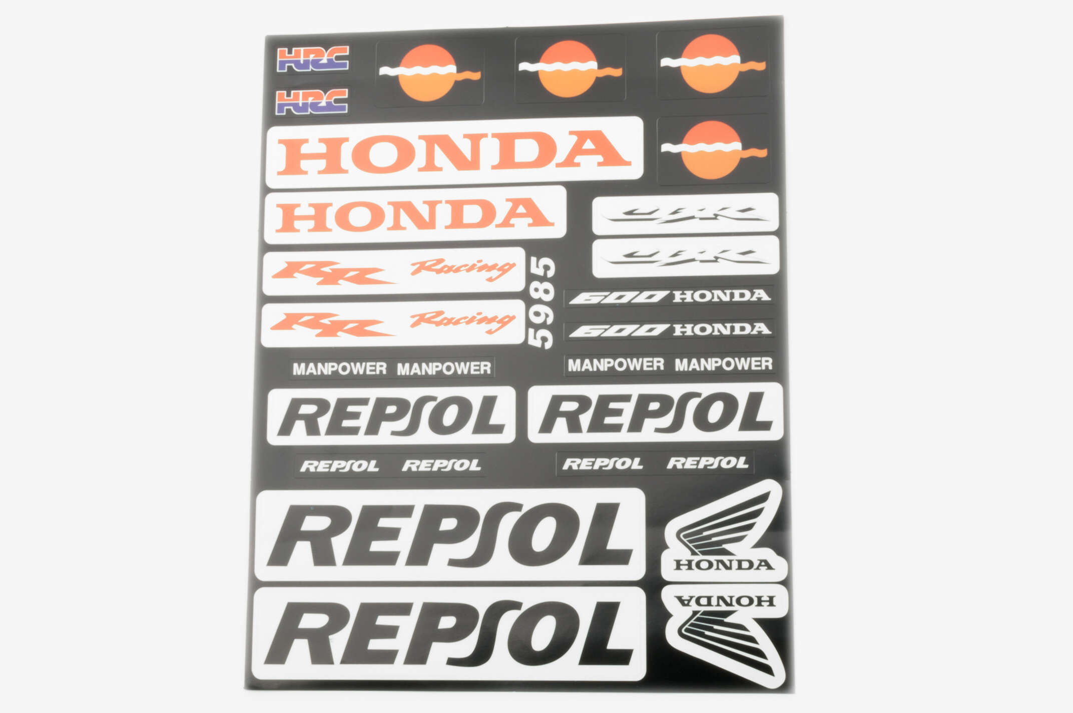 Наклейки (набор) спонсор REPSOL (22х18см) (#5985)