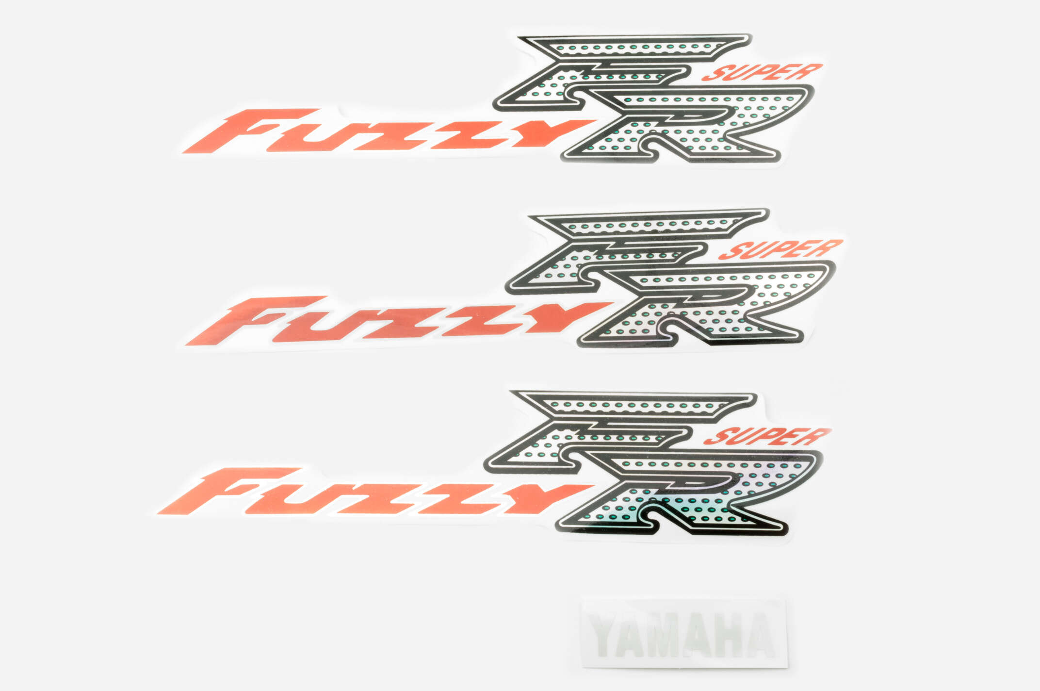 Наклейки (набор) Yamaha FUZZY (30х7см, 4шт) (#7461)