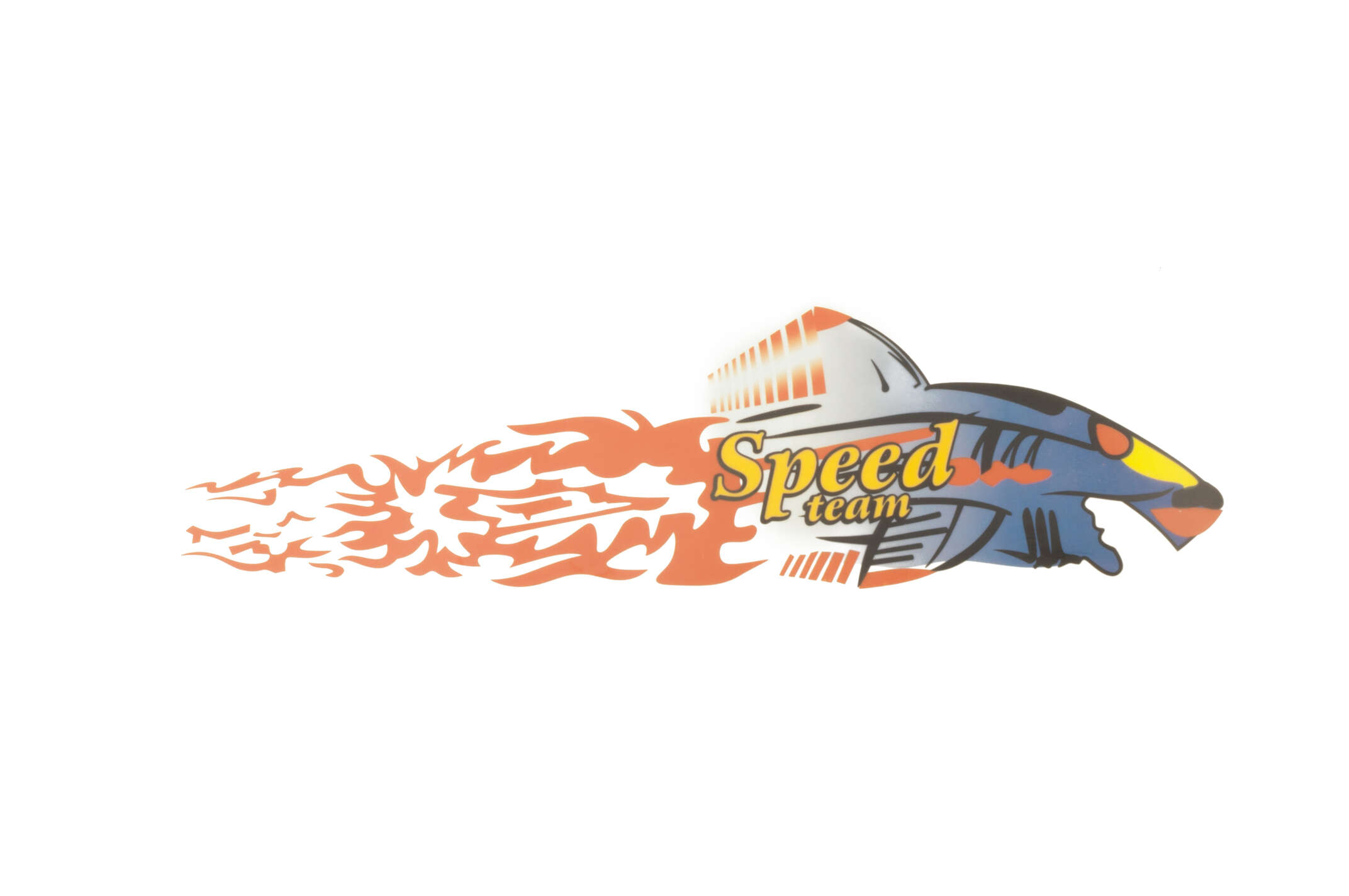 Наклейка декор SPEED TEAM (27х10см) (#3392)