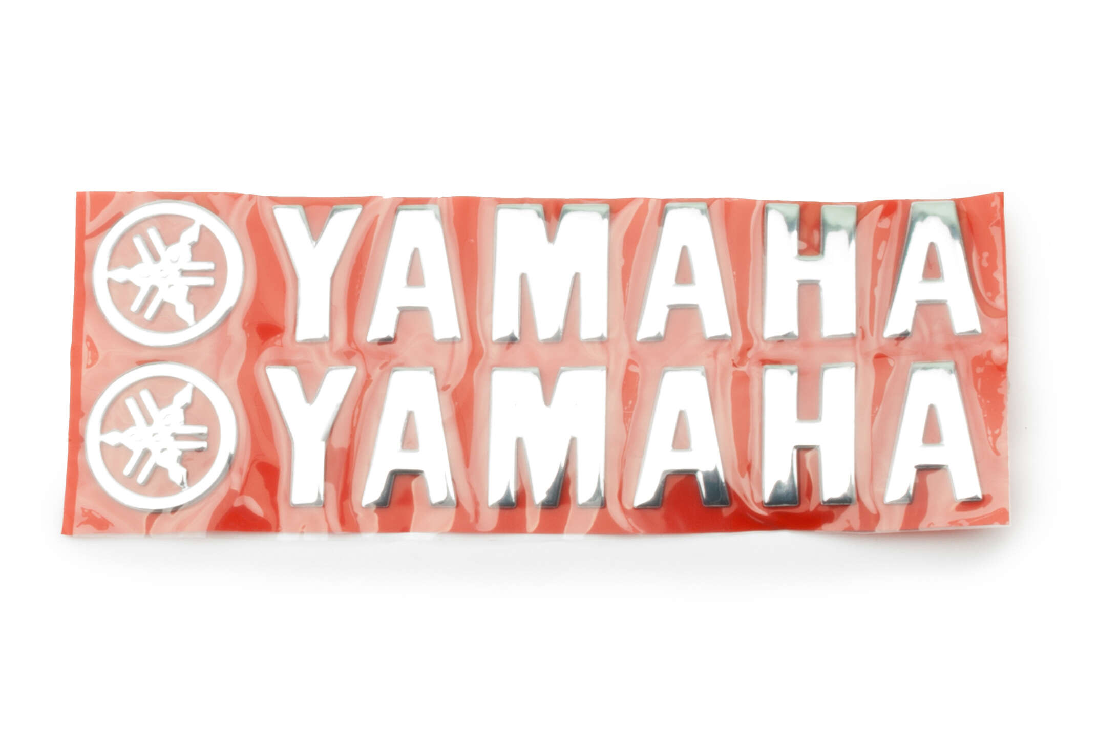 Наклейка буквы YAMAHA (20х6см, 2шт, хром) (#4751)