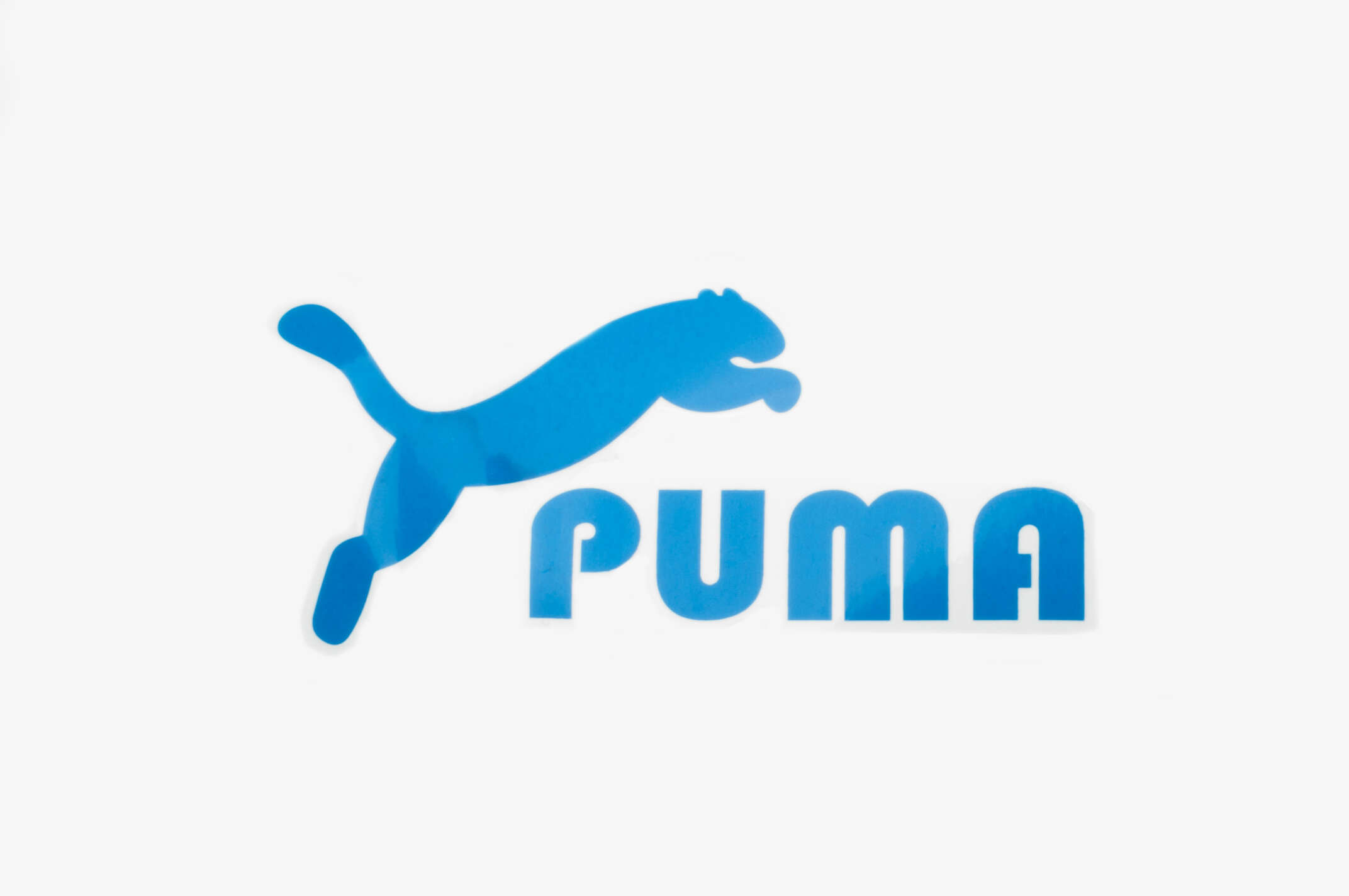 Наклейки (набор) PUMA (16х8см, синие) (#5890B)