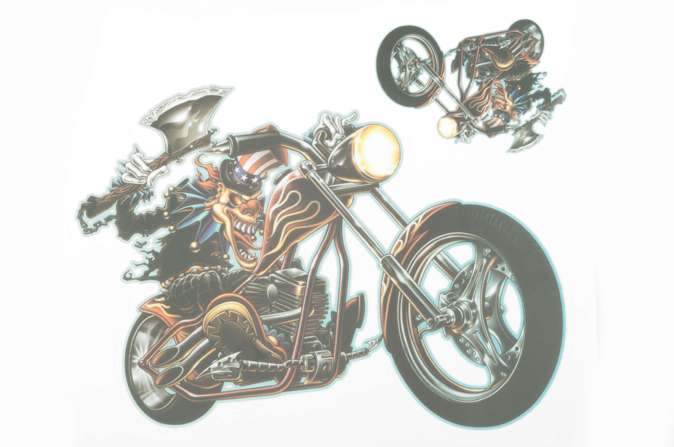 Наклейки (набор) BIKER (23х19см) (#7367)
