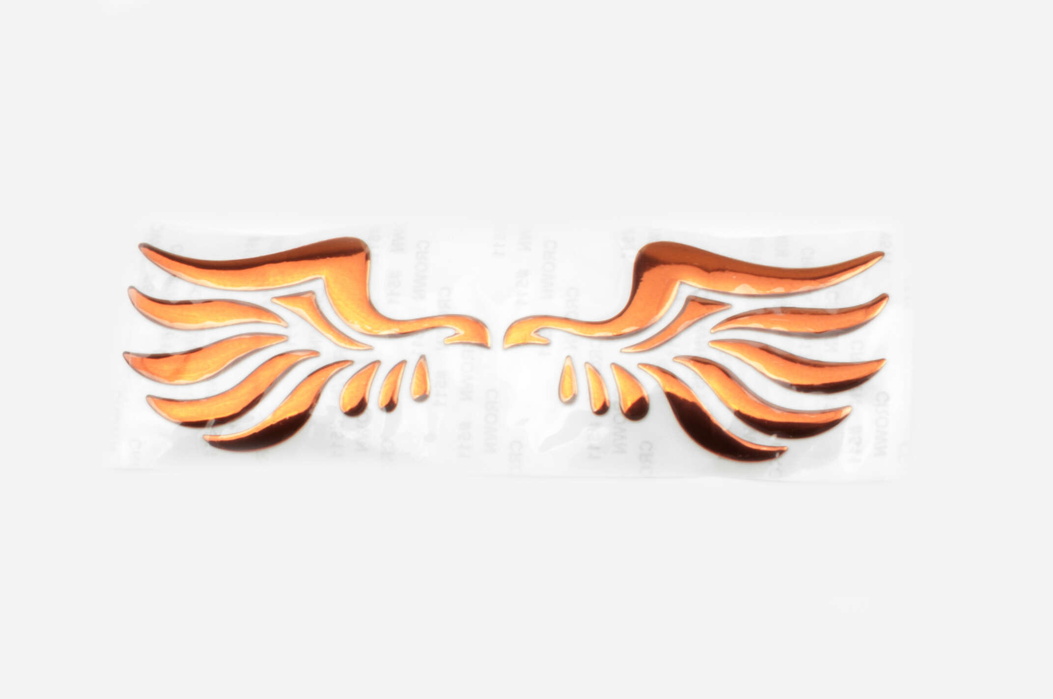 Наклейка шильдик WING (красная) (#4729)