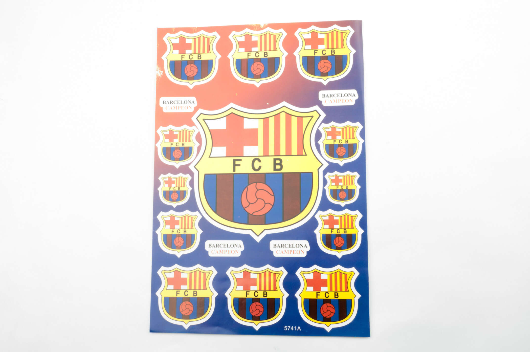 Наклейки (набор) спонсор FCB (32х23см) (#5741A)