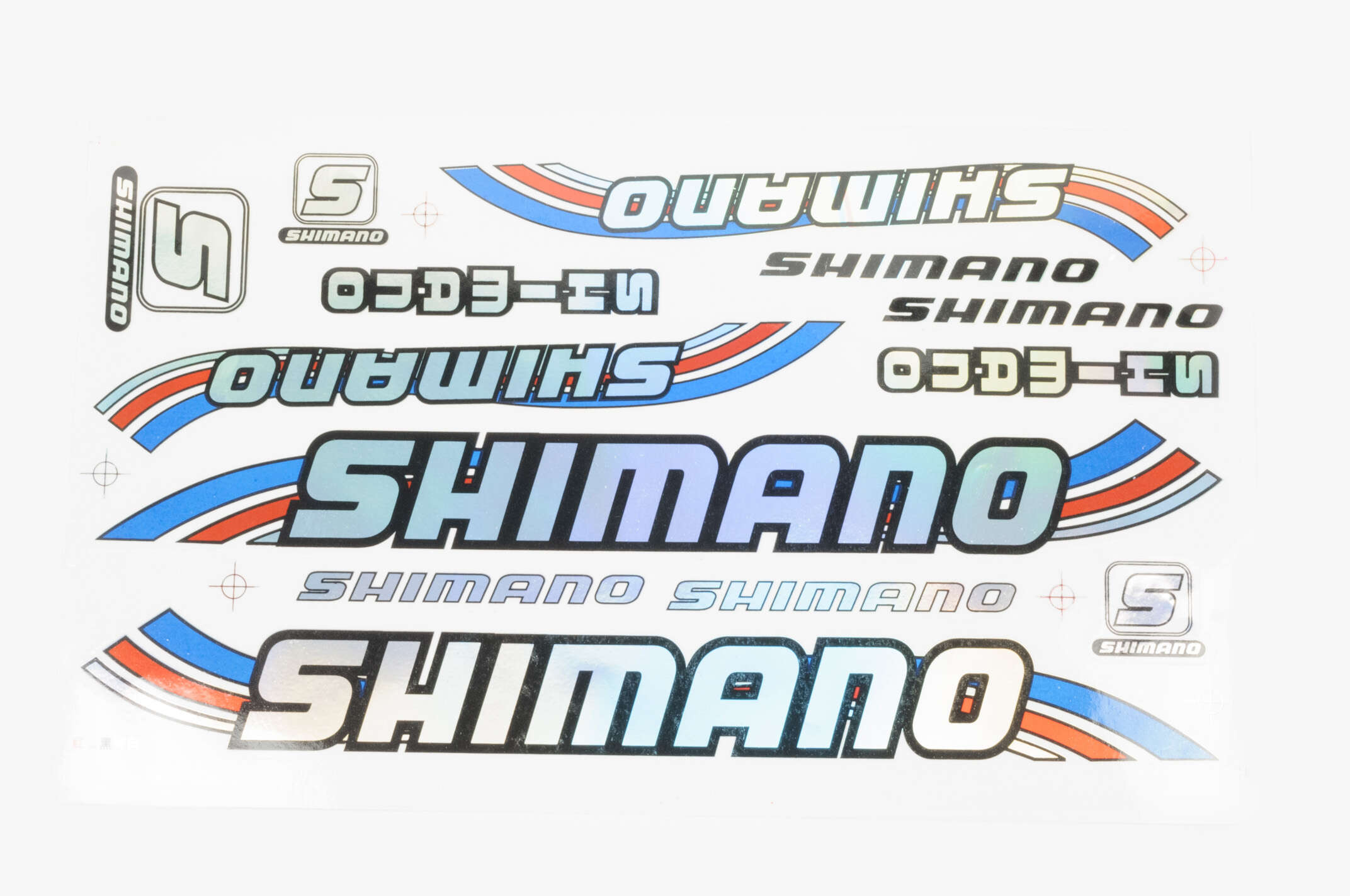 Наклейки (набор) спонсор SHIMANO (35х20см) (#B17)