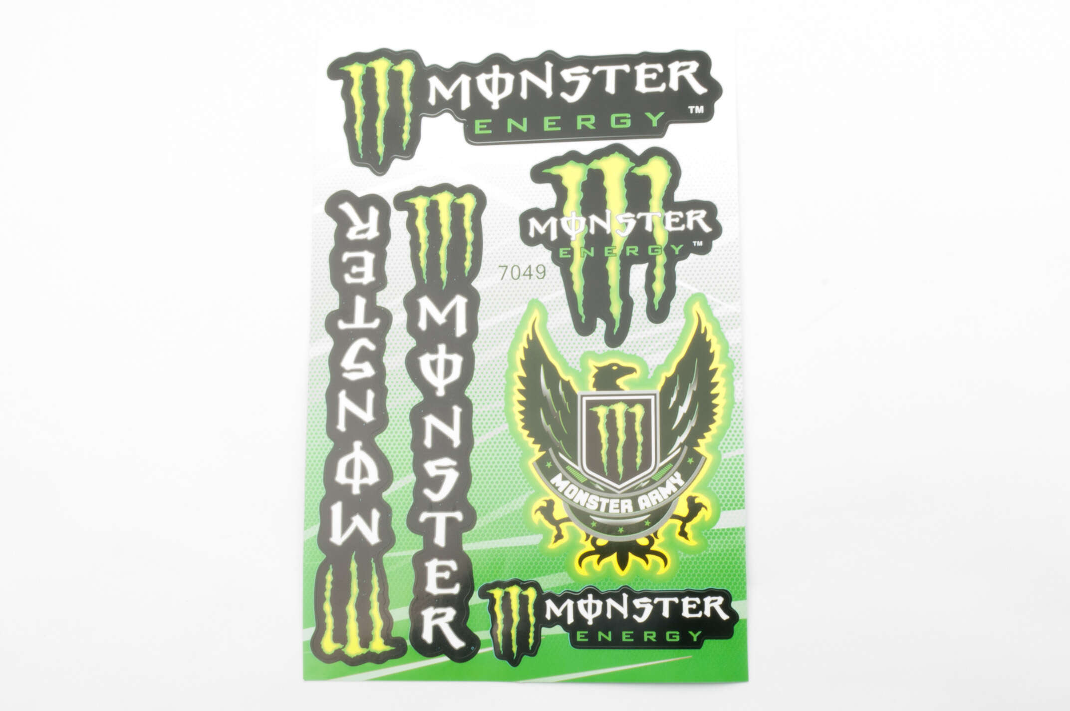 Наклейки (набор) спонсор MONSTER ENERGY (27х18см) (#7049)