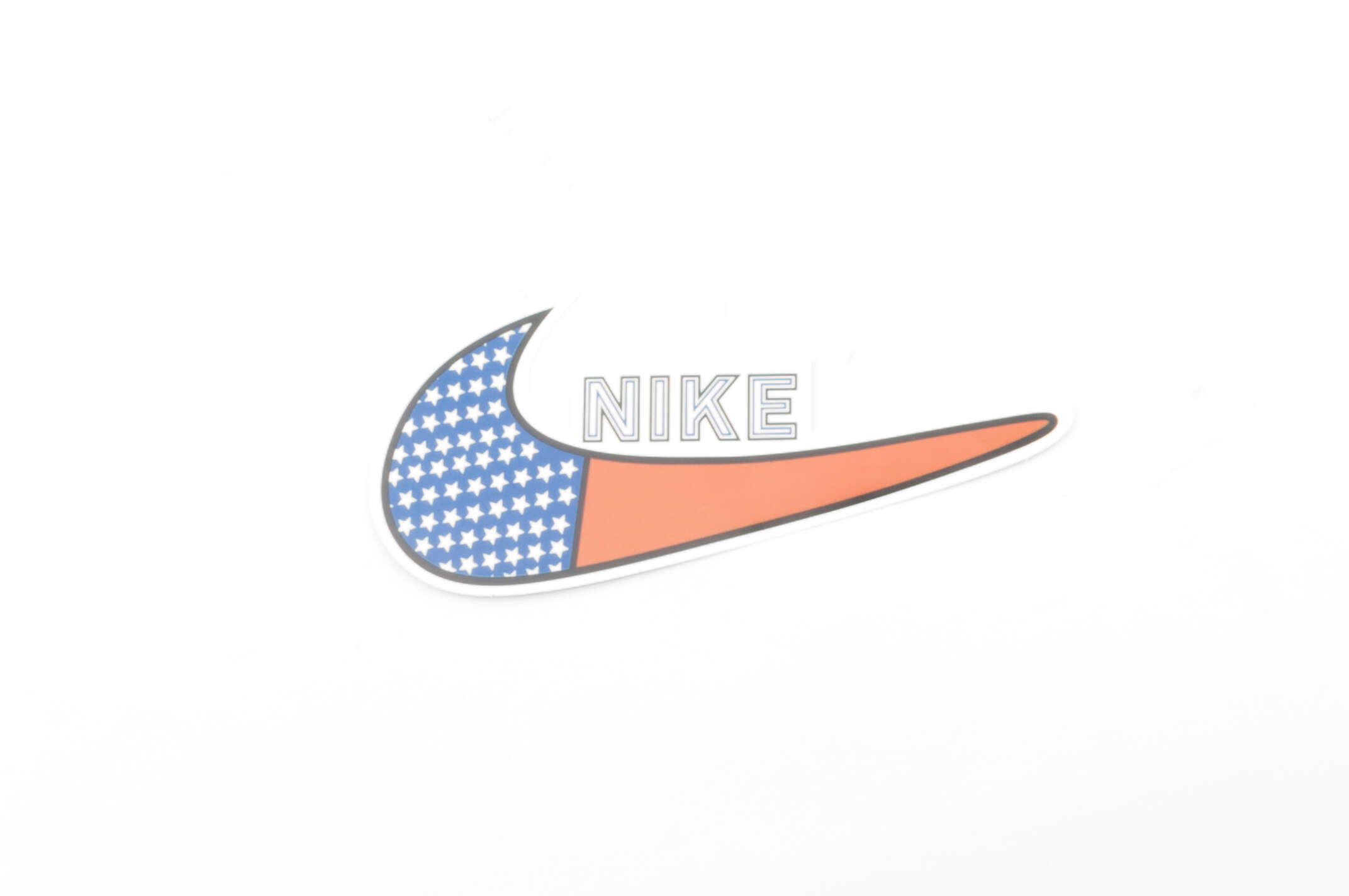 Наклейка логотип NIKE (14х6см) (#3289)