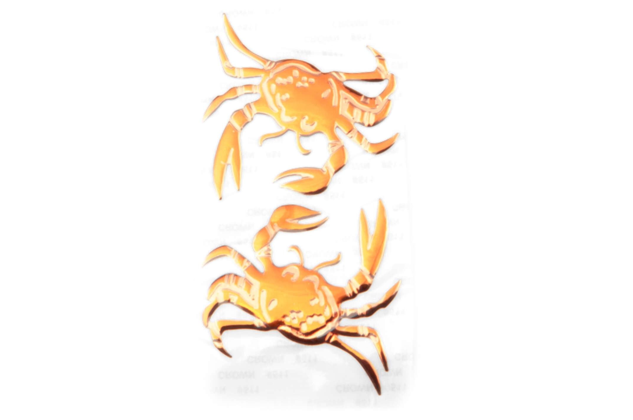 Наклейки (набор) CRAB (красные) (#4742D)